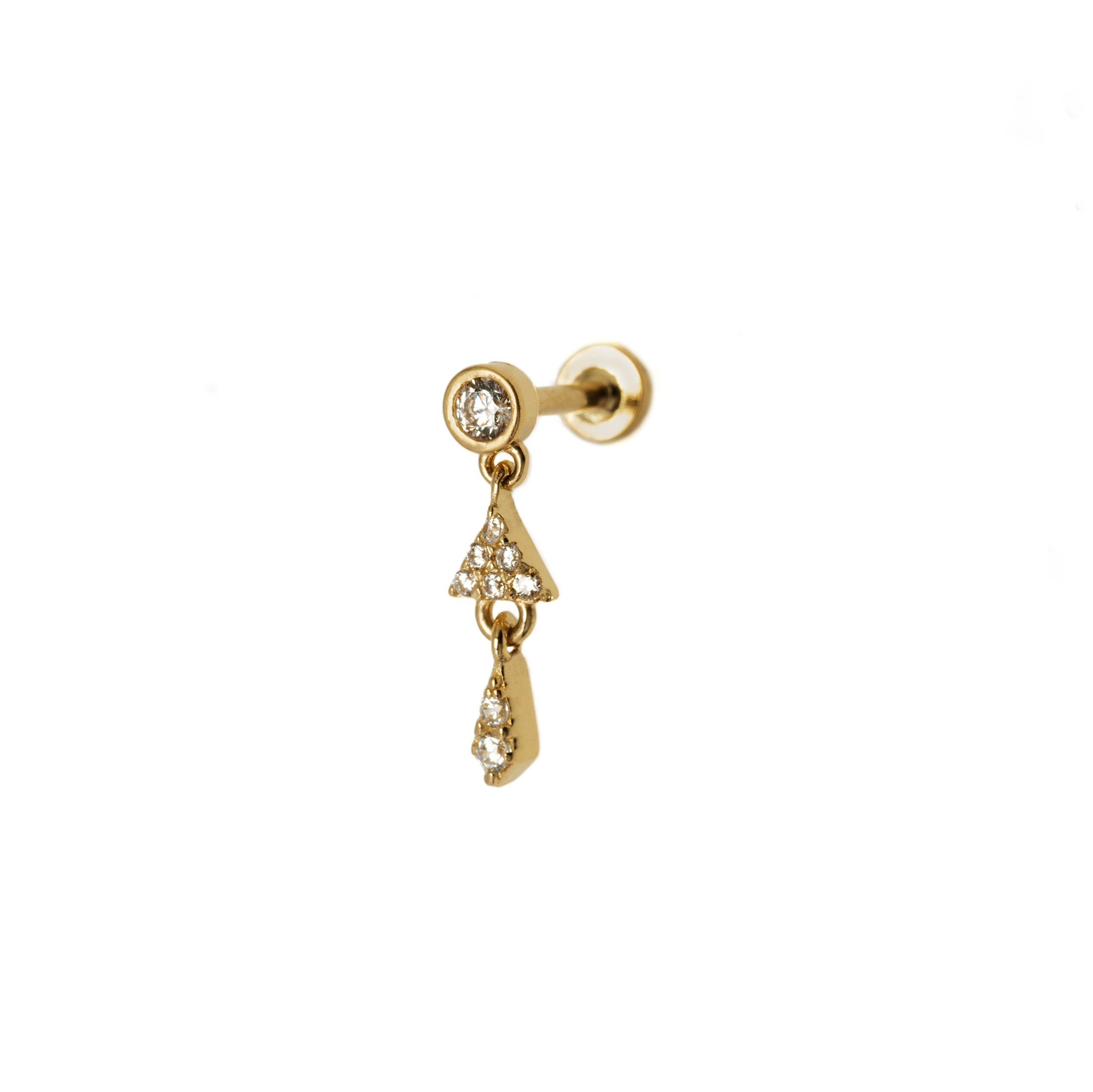 Gold Diamond Bell Labret | Diamond Bell Labret | Tribu