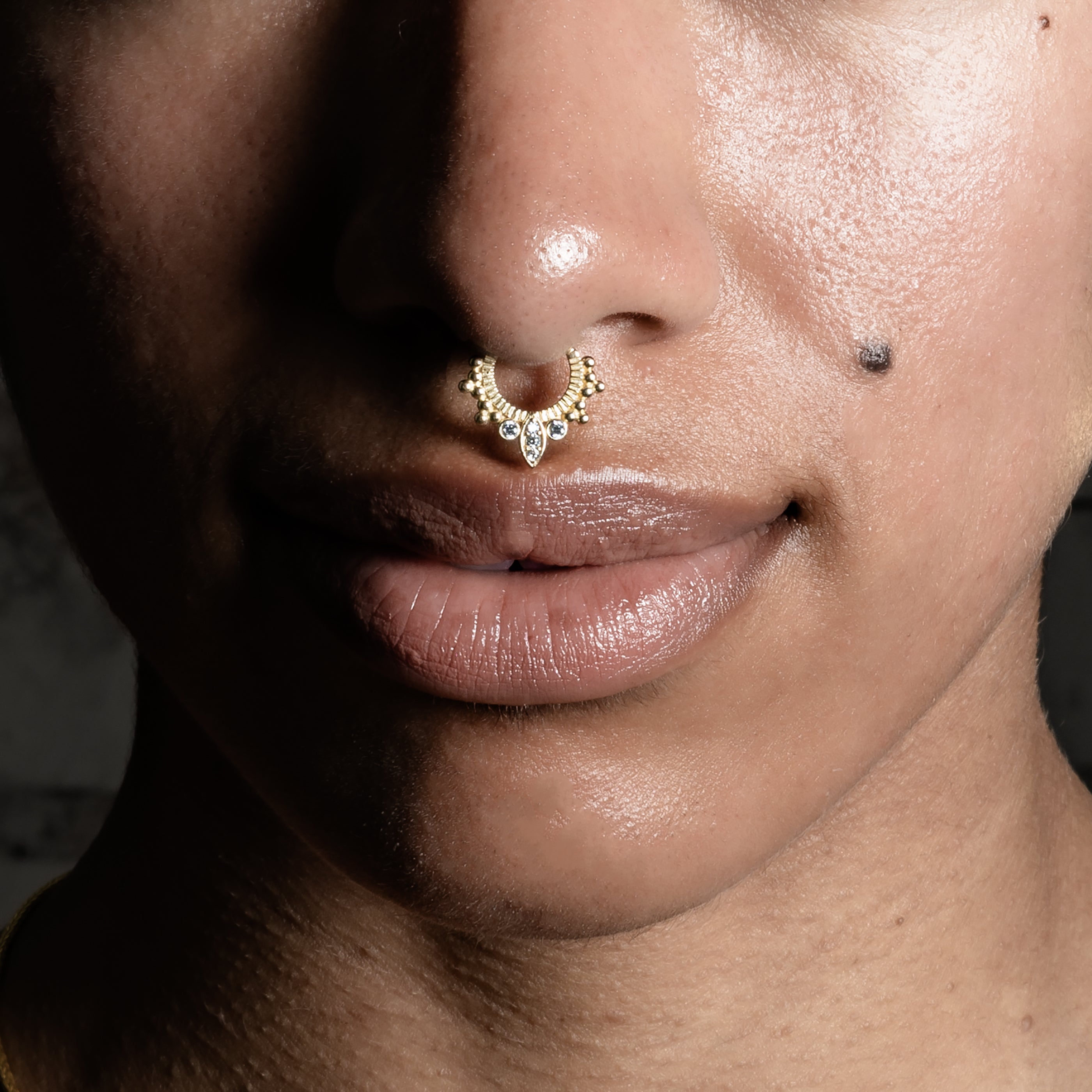 14K Gold Lydia Septum Clicker