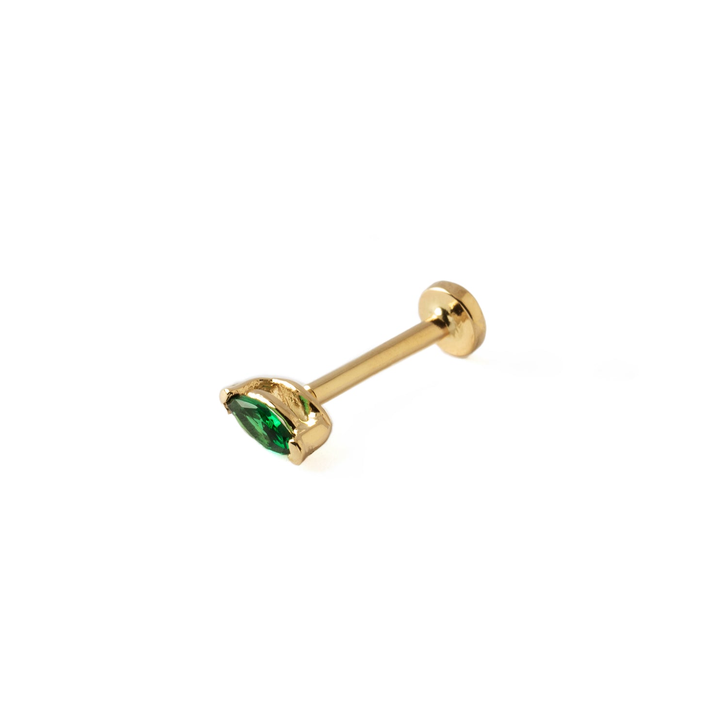 CZ Marquise Labret | Green CZ Marquise Labret | Tribu