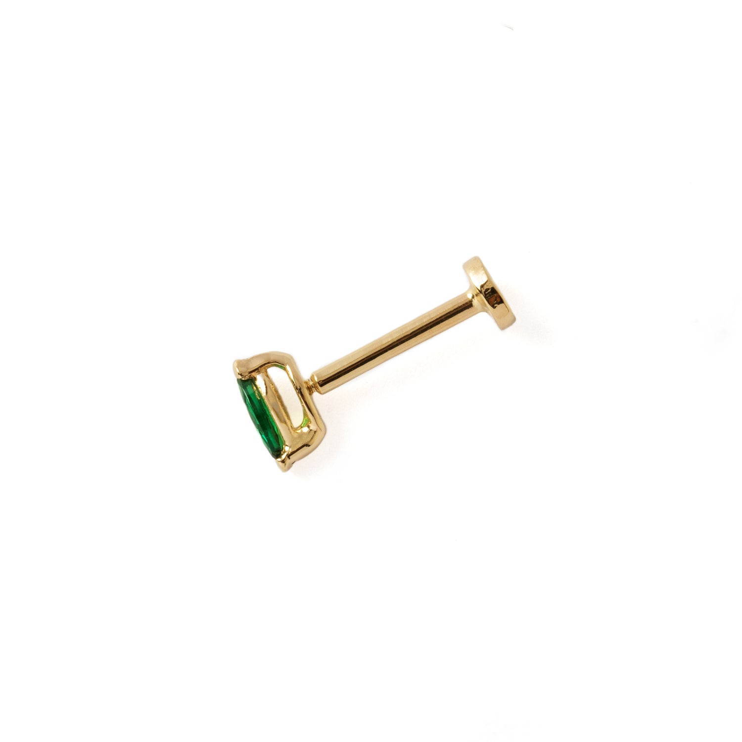 CZ Marquise Labret | Green CZ Marquise Labret | Tribu