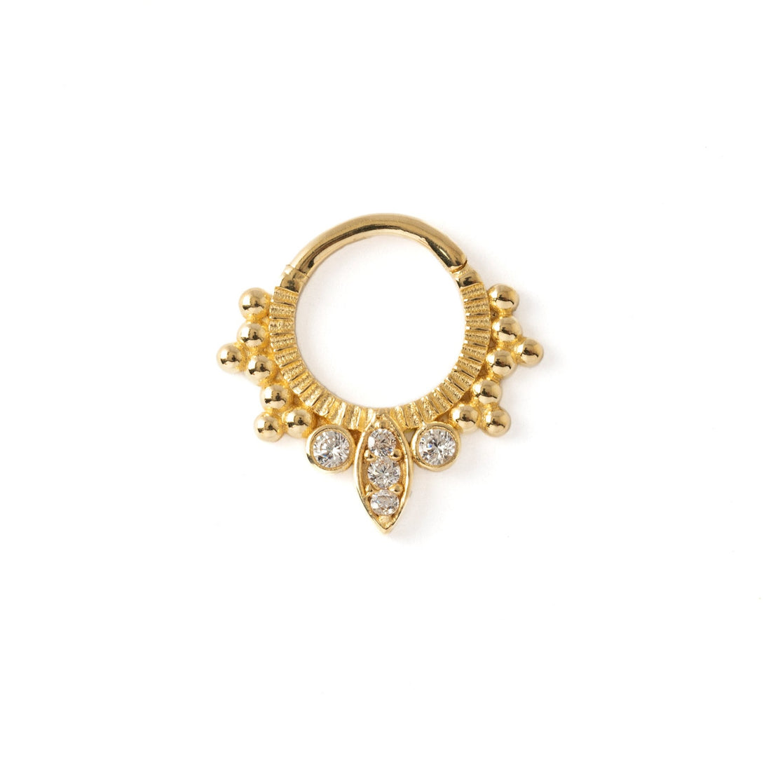 Gold Lydia Septum Clicker | Lydia Septum Clicker | Tribu