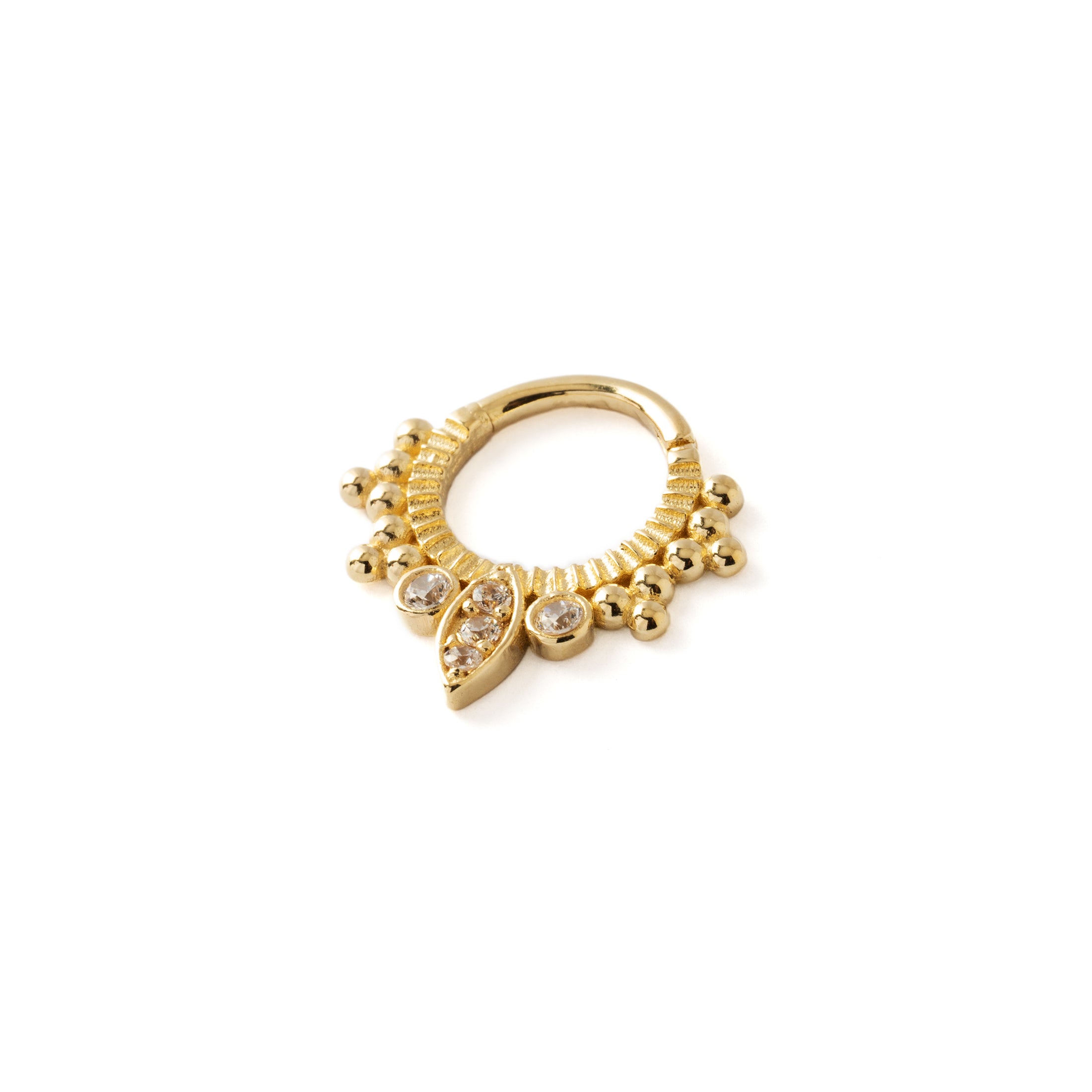 Gold Lydia Septum Clicker | Lydia Septum Clicker | Tribu