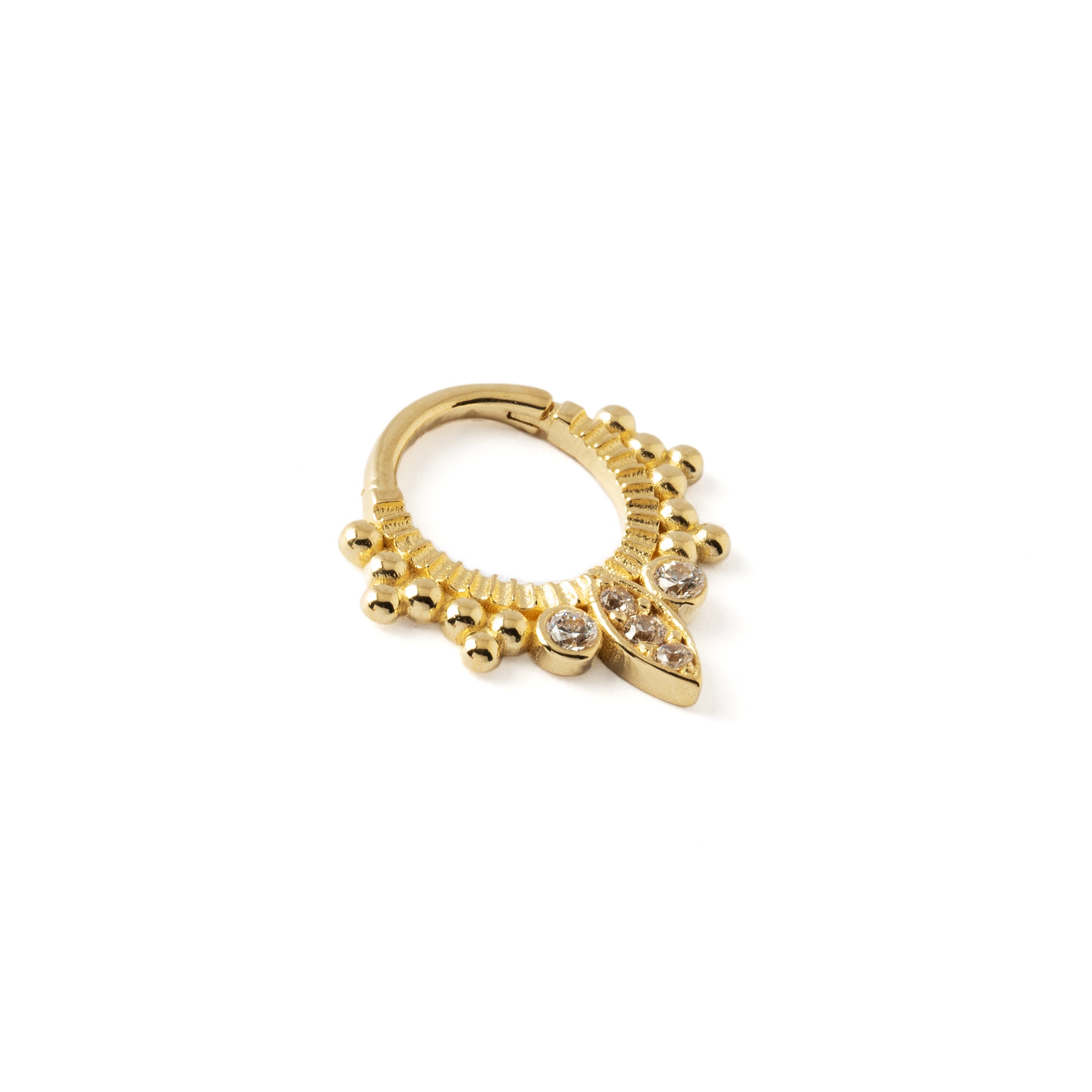 Gold Lydia Septum Clicker | Lydia Septum Clicker | Tribu