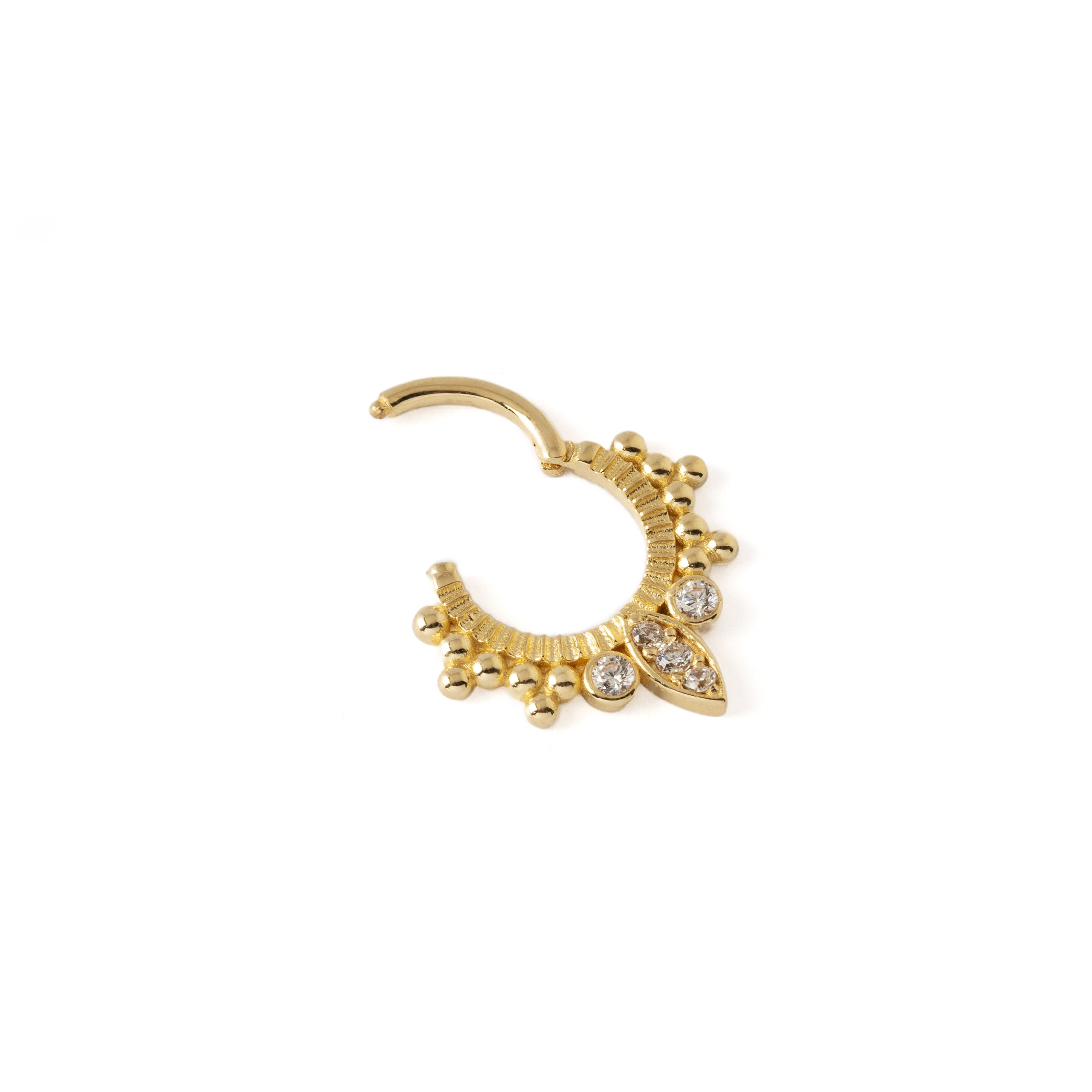 Gold Lydia Septum Clicker | Lydia Septum Clicker | Tribu