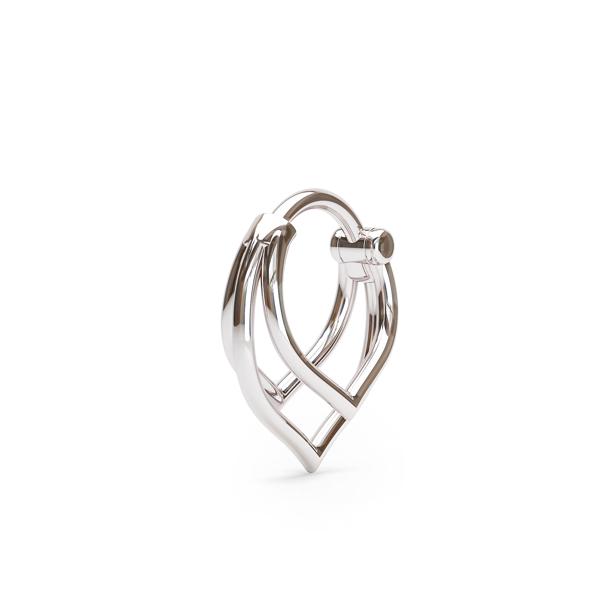 Lotus Petal Clicker Ring