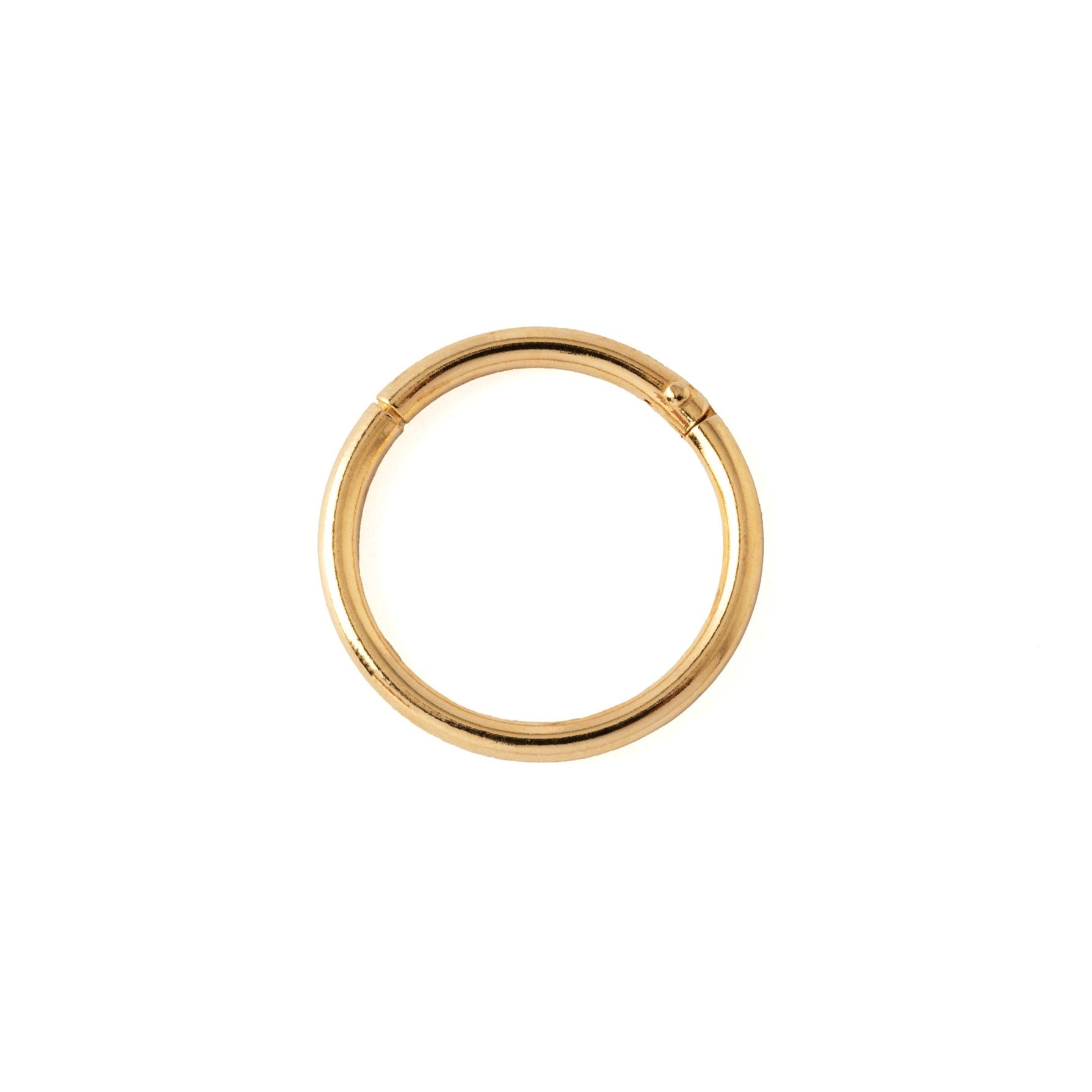 18K Gold Clicker Ring frontal view