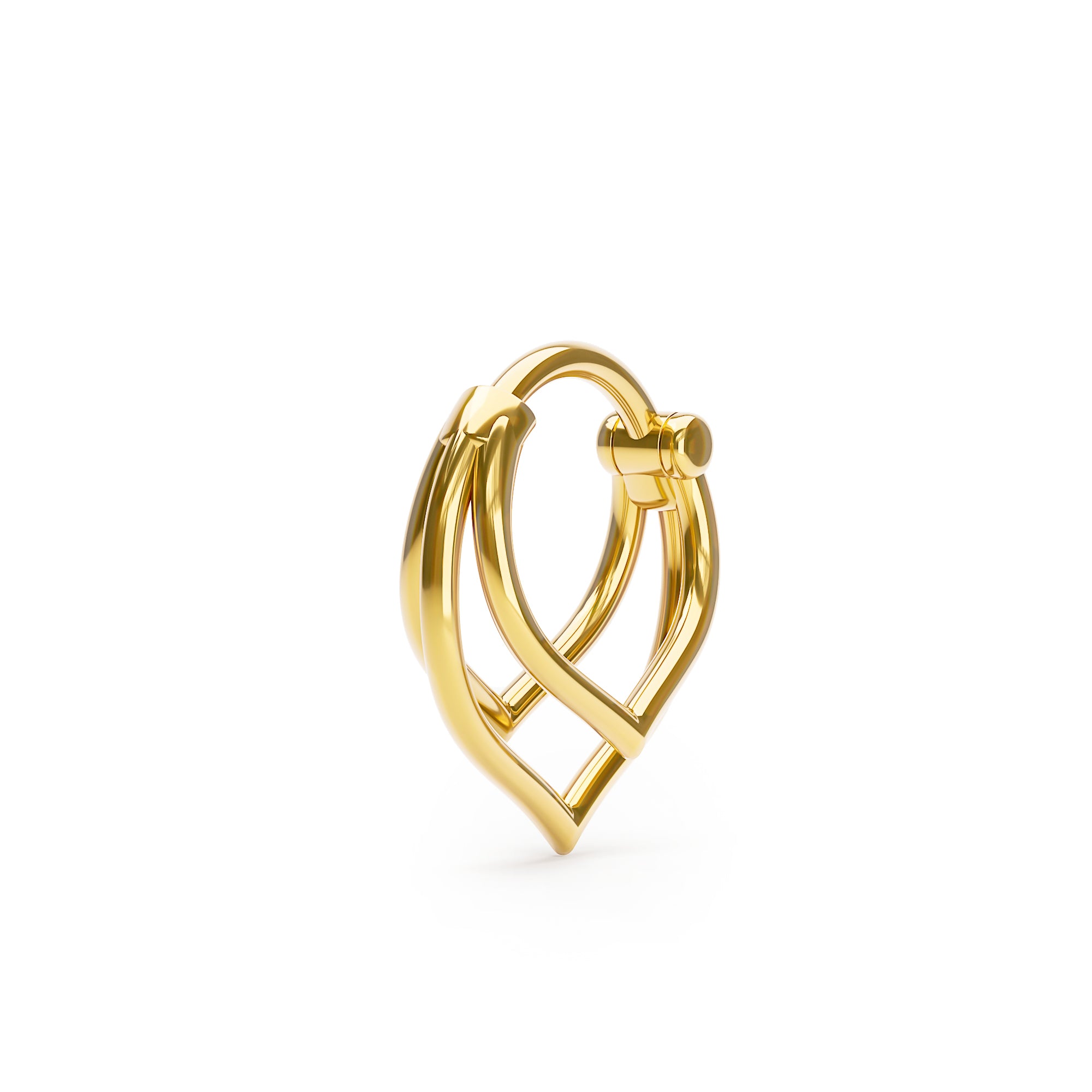 Lotus Petal Clicker Ring