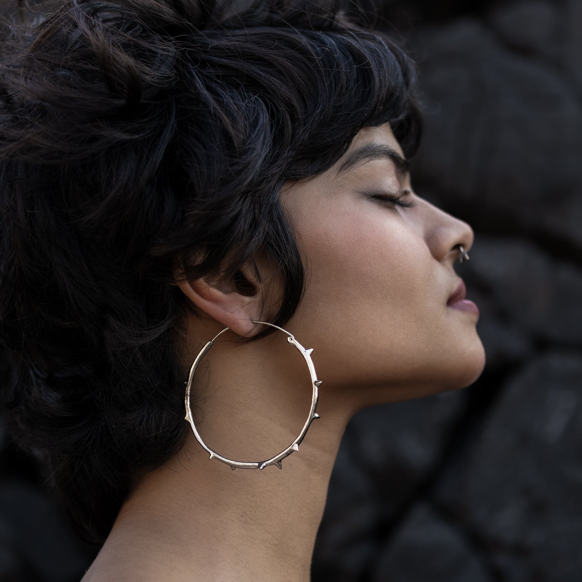 Thorn Hoop Earrings
