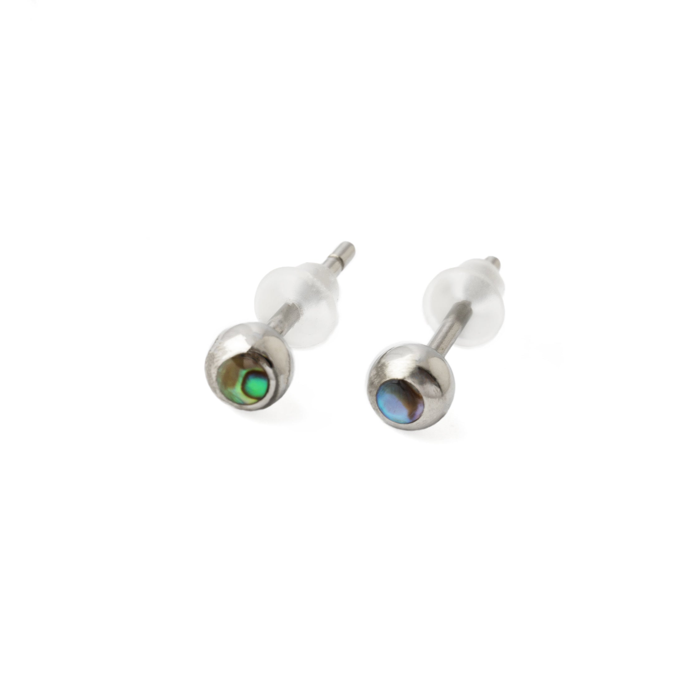 Abalone Ear Studs right side view