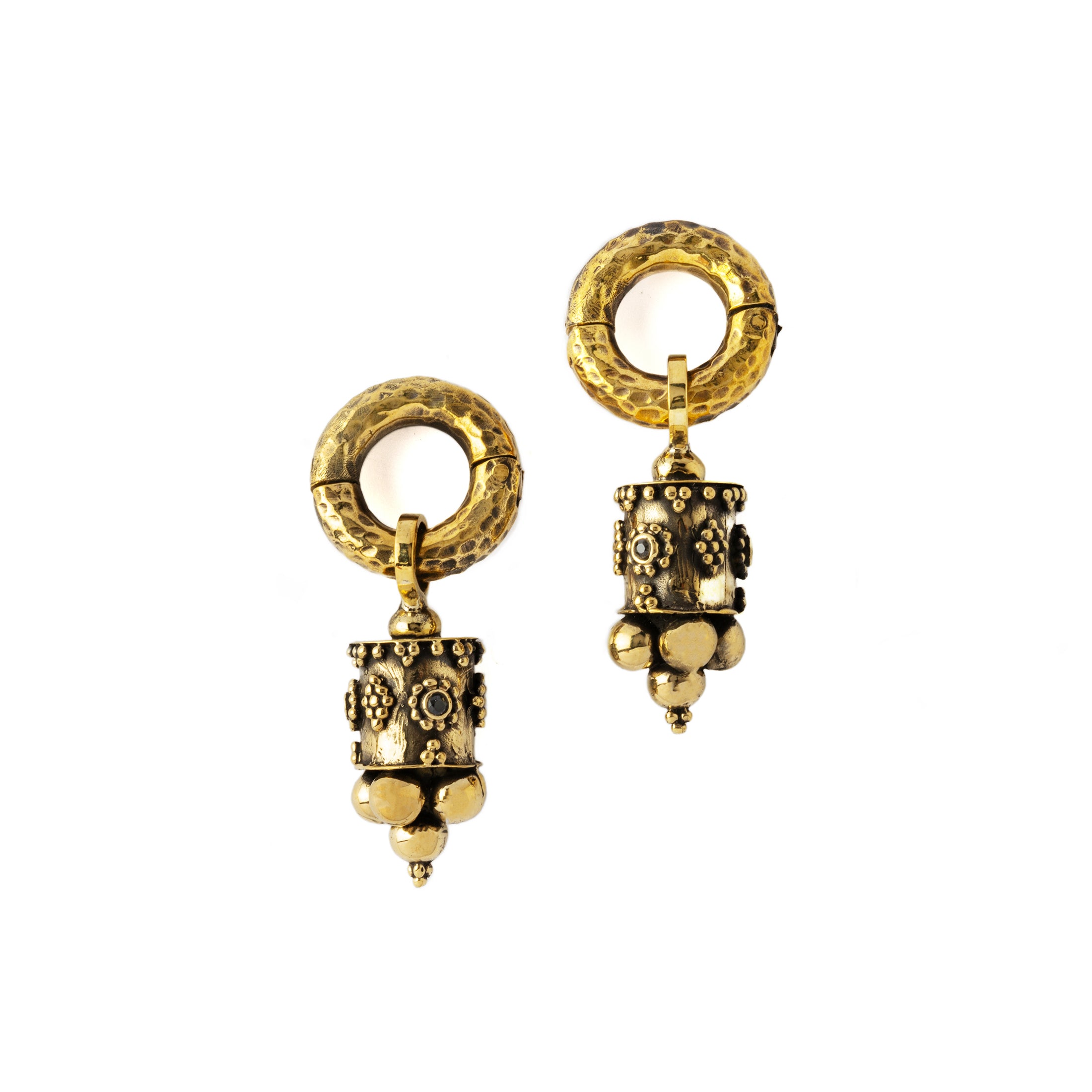 Afghan Ear Weights with Gem