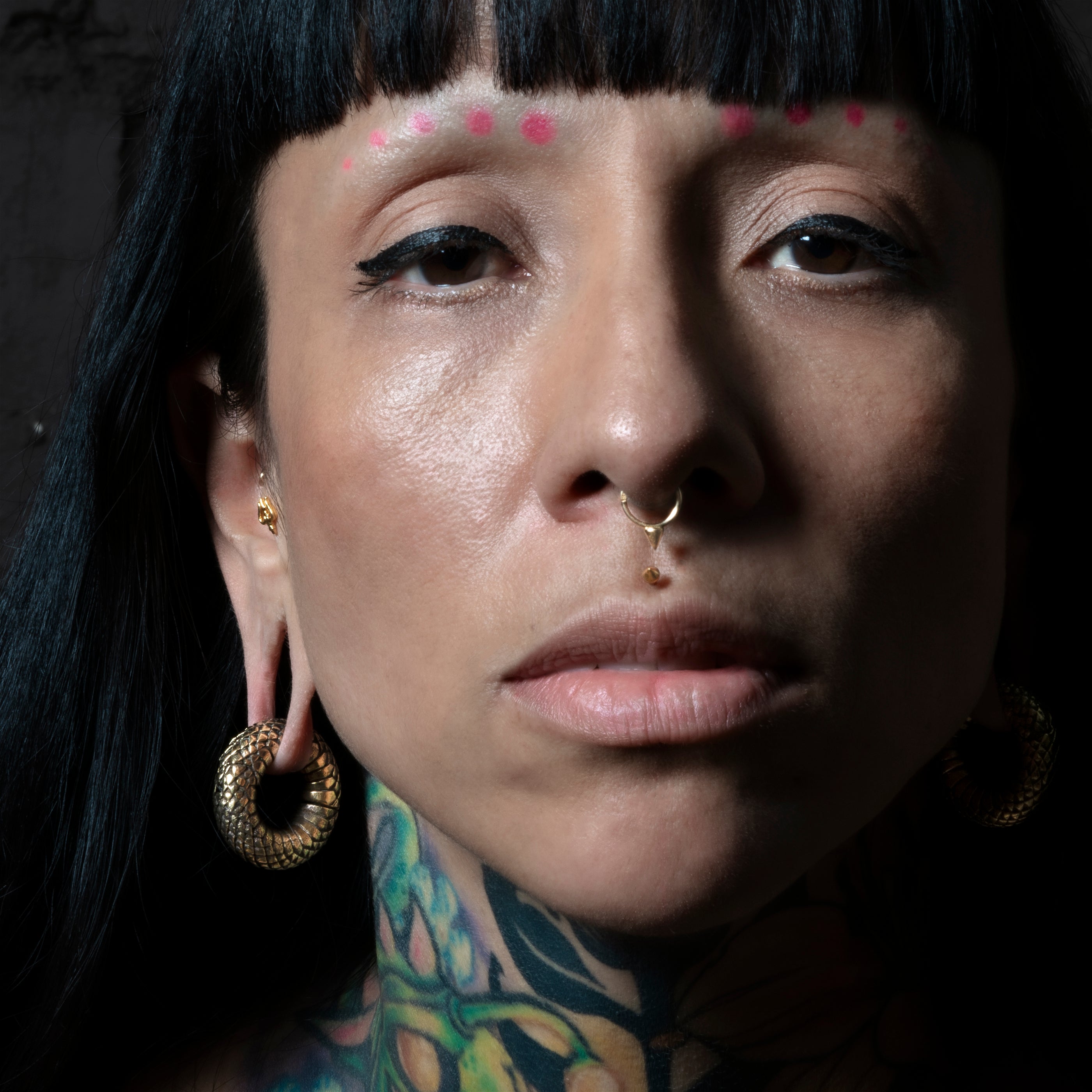 model wearing Rebirth Clicker Ring