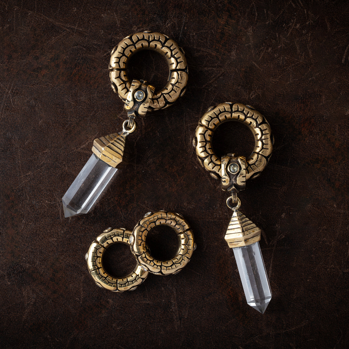 Ashara Hangers - Topaz and Quartz