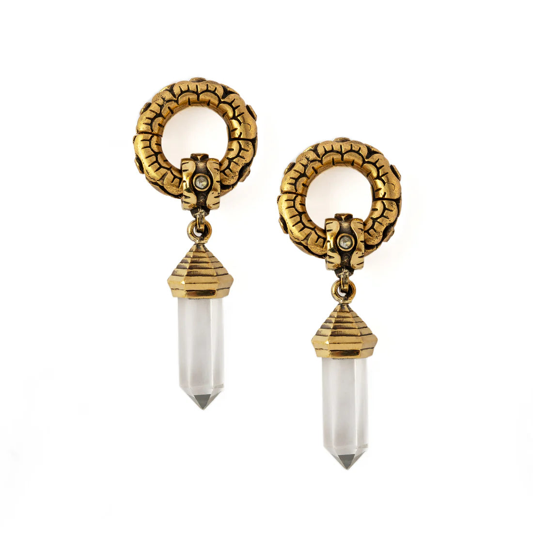 Asharabrassclickerwithchevroncrystalpendant.webp__PID:46e86f36-3f59-4c39-a175-f1fbccddab86
