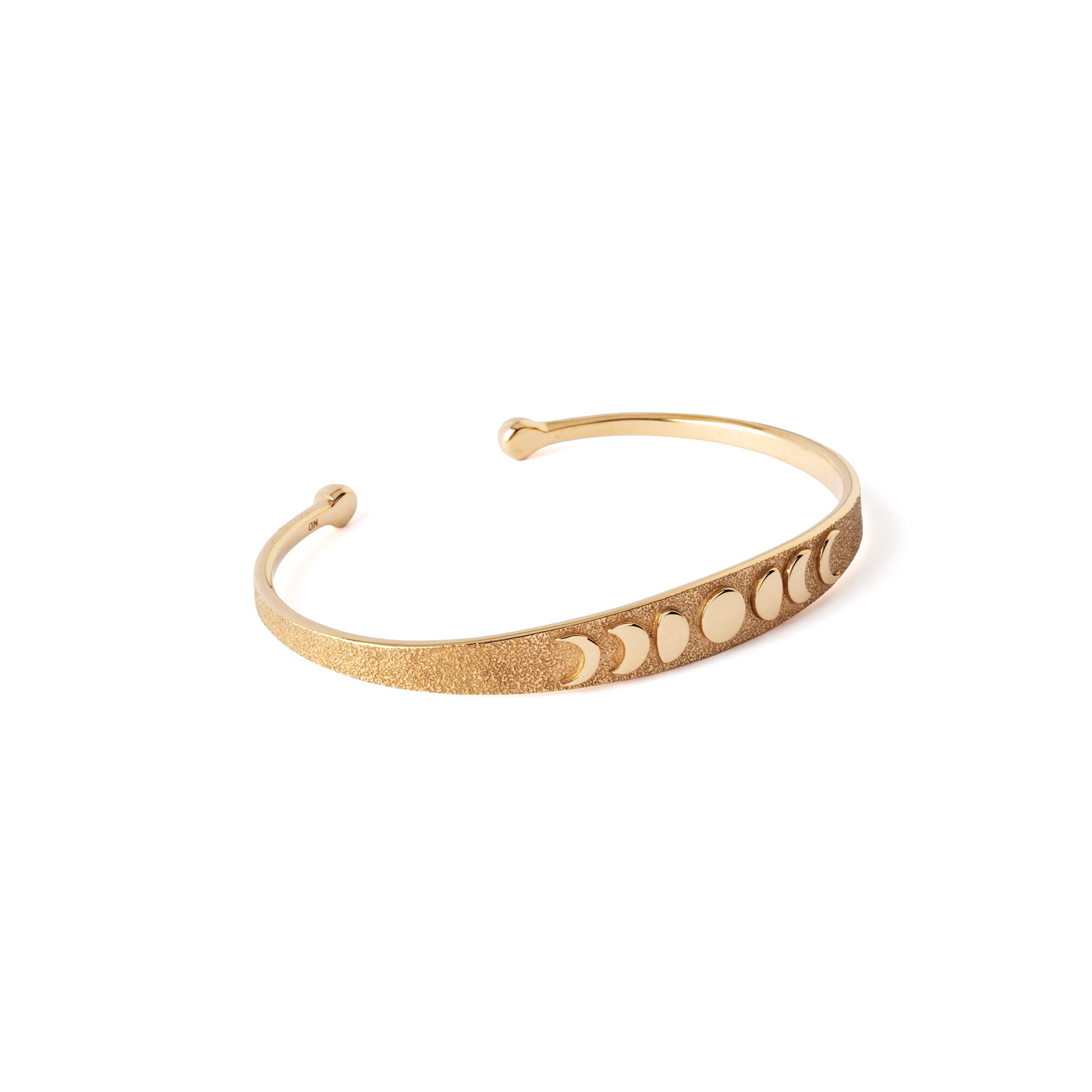 Lunar Open Bangle left side view