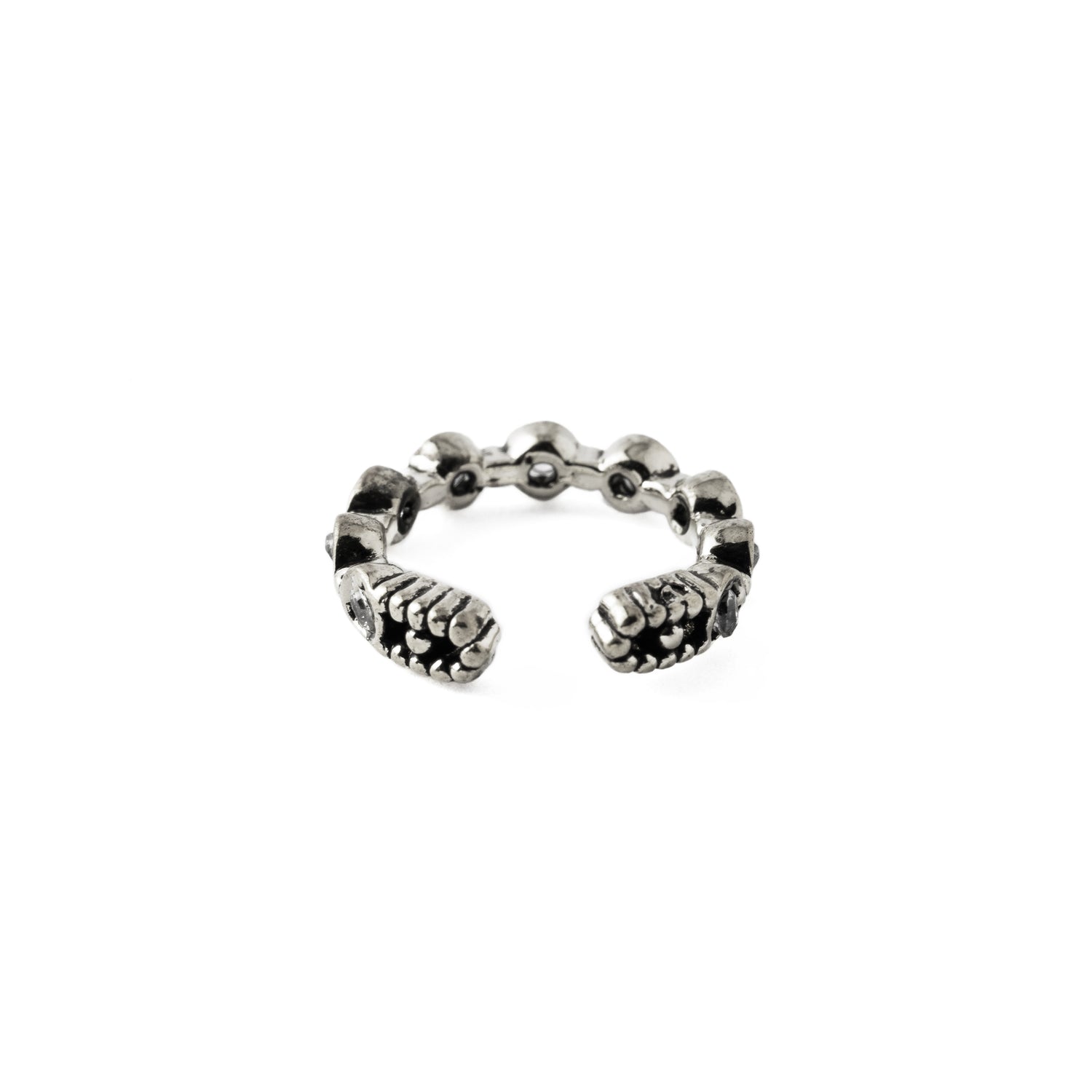CZ Ear Cuff back view