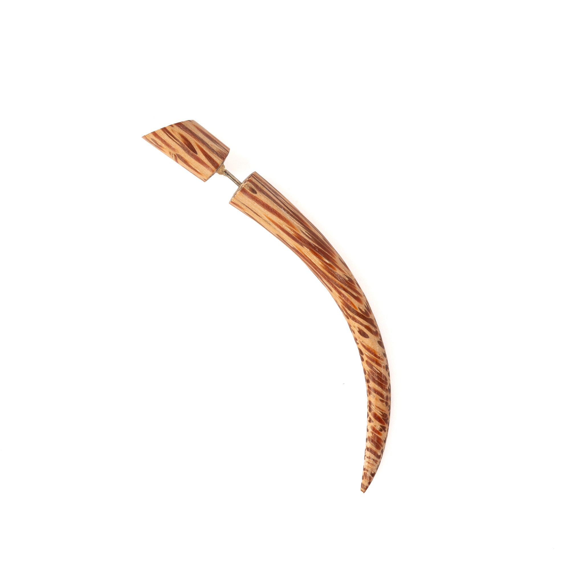 Camden Wood Spike Earrings