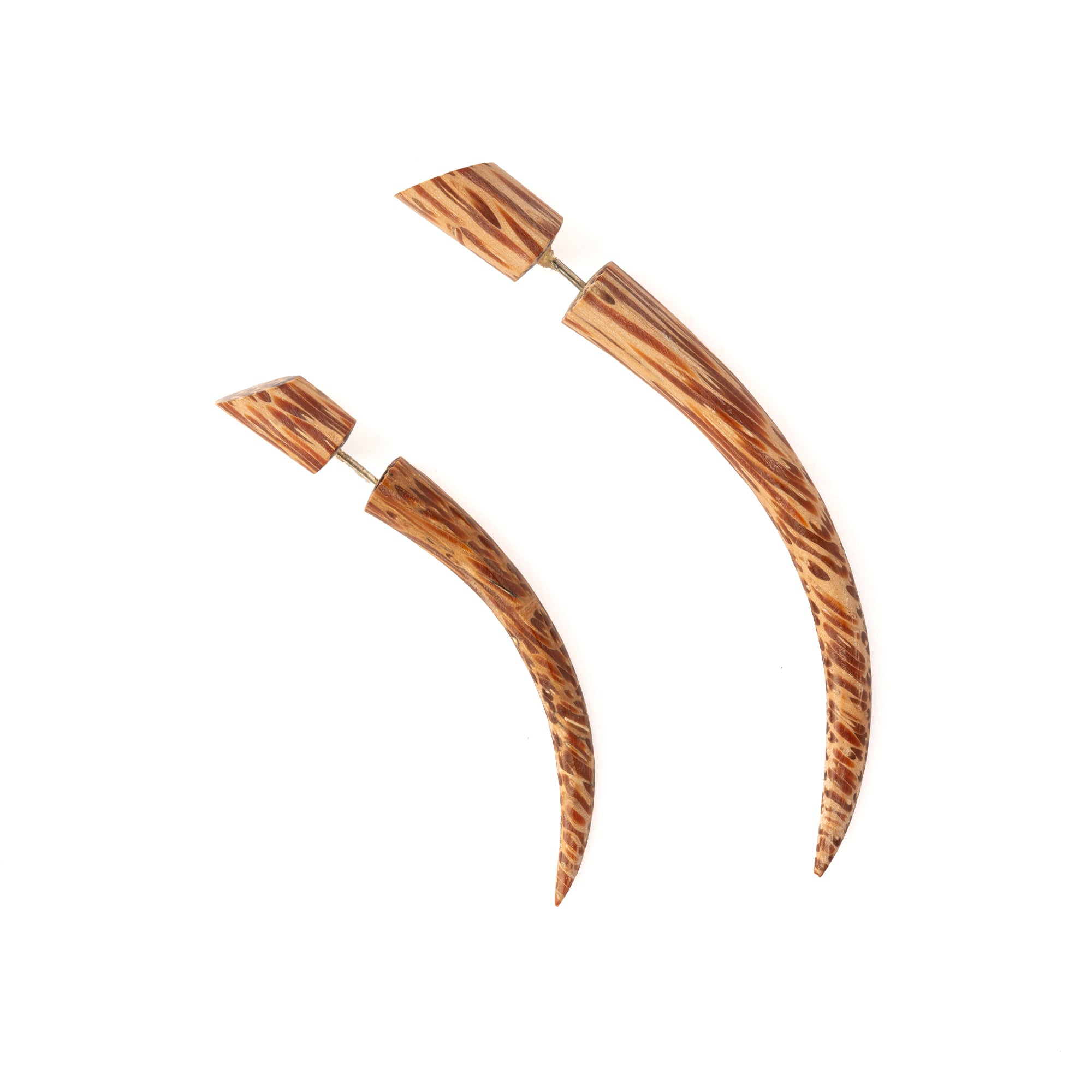 Camden Wood Spike Earrings