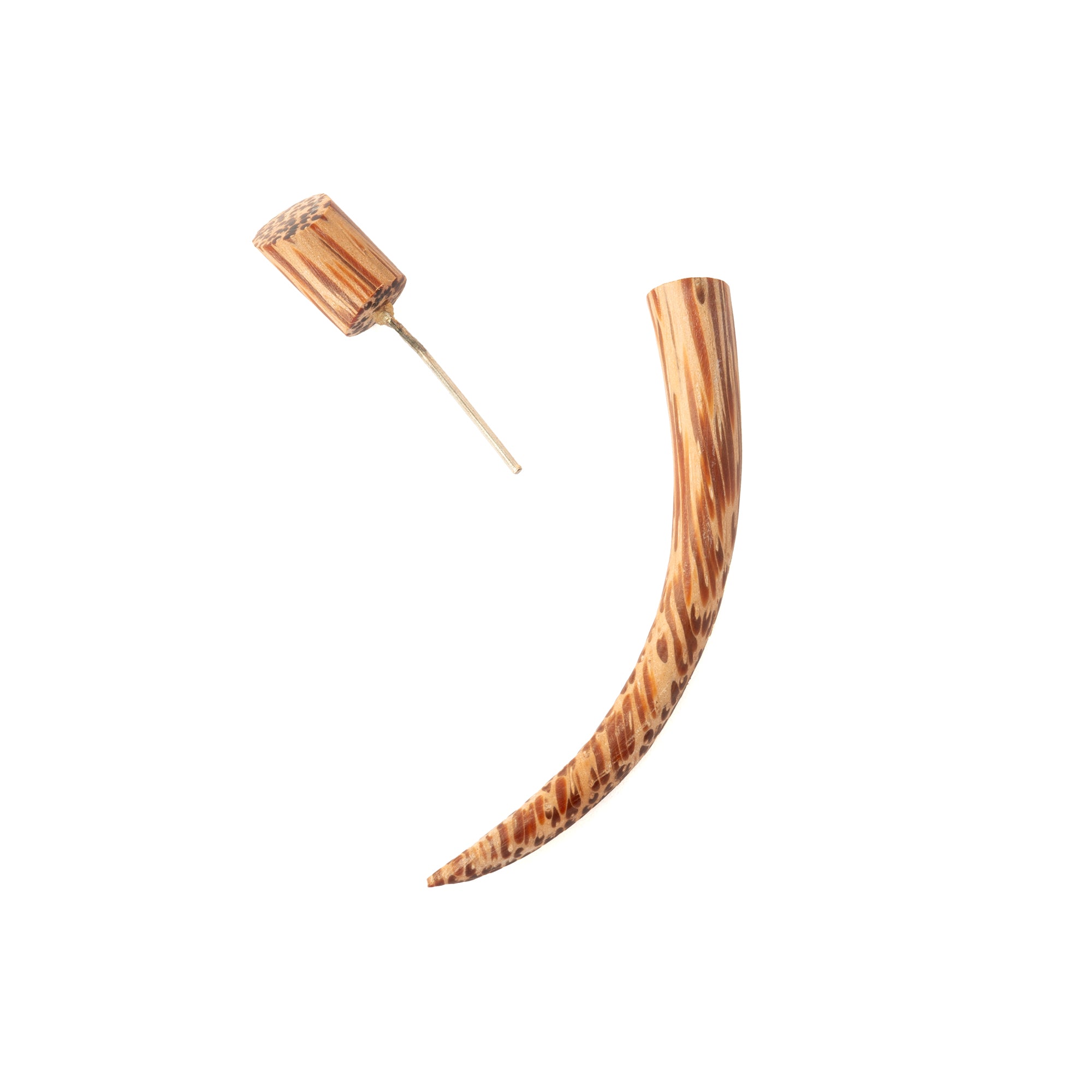 Camden Wood Spike Earrings