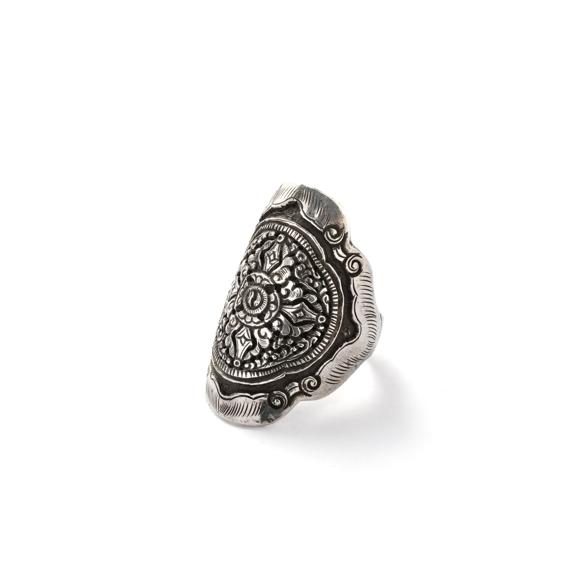 Dhorji Silver Ring