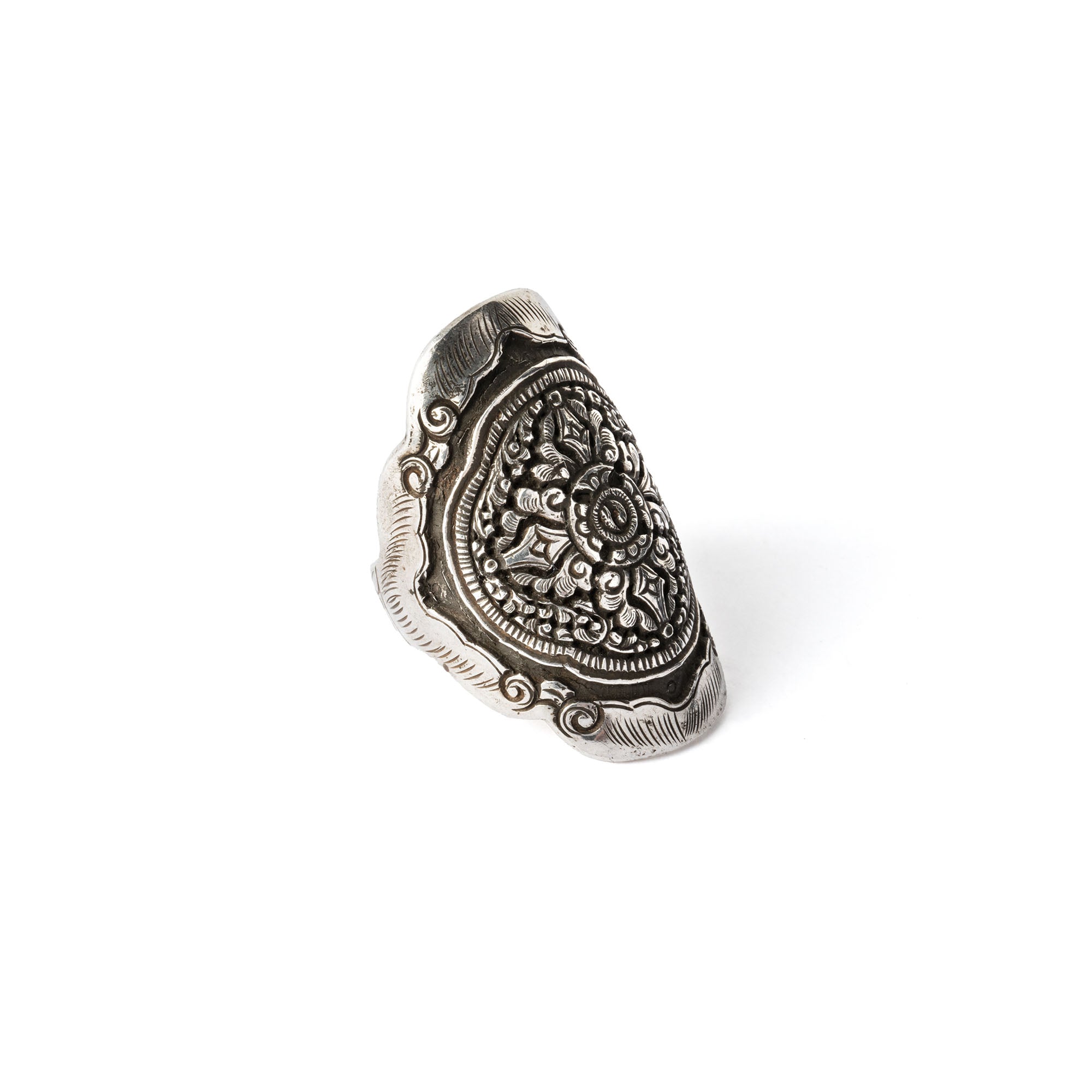 Dhorji Silver Ring