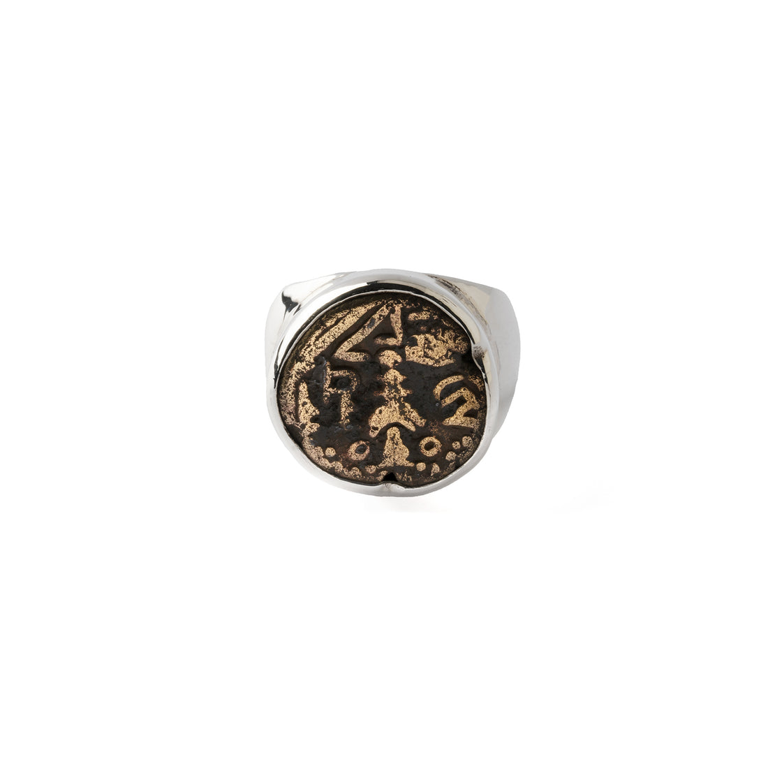 Dida Rani Coin set in Silver Ring