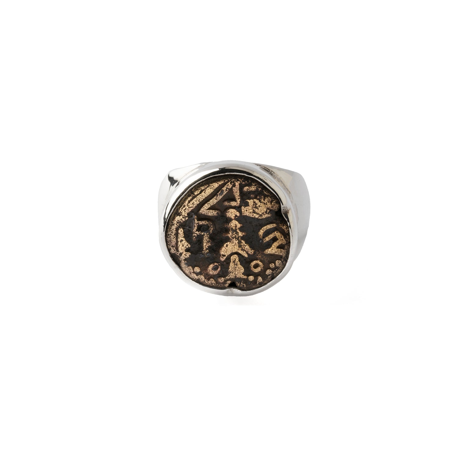 Dida Rani Coin set in Silver Ring