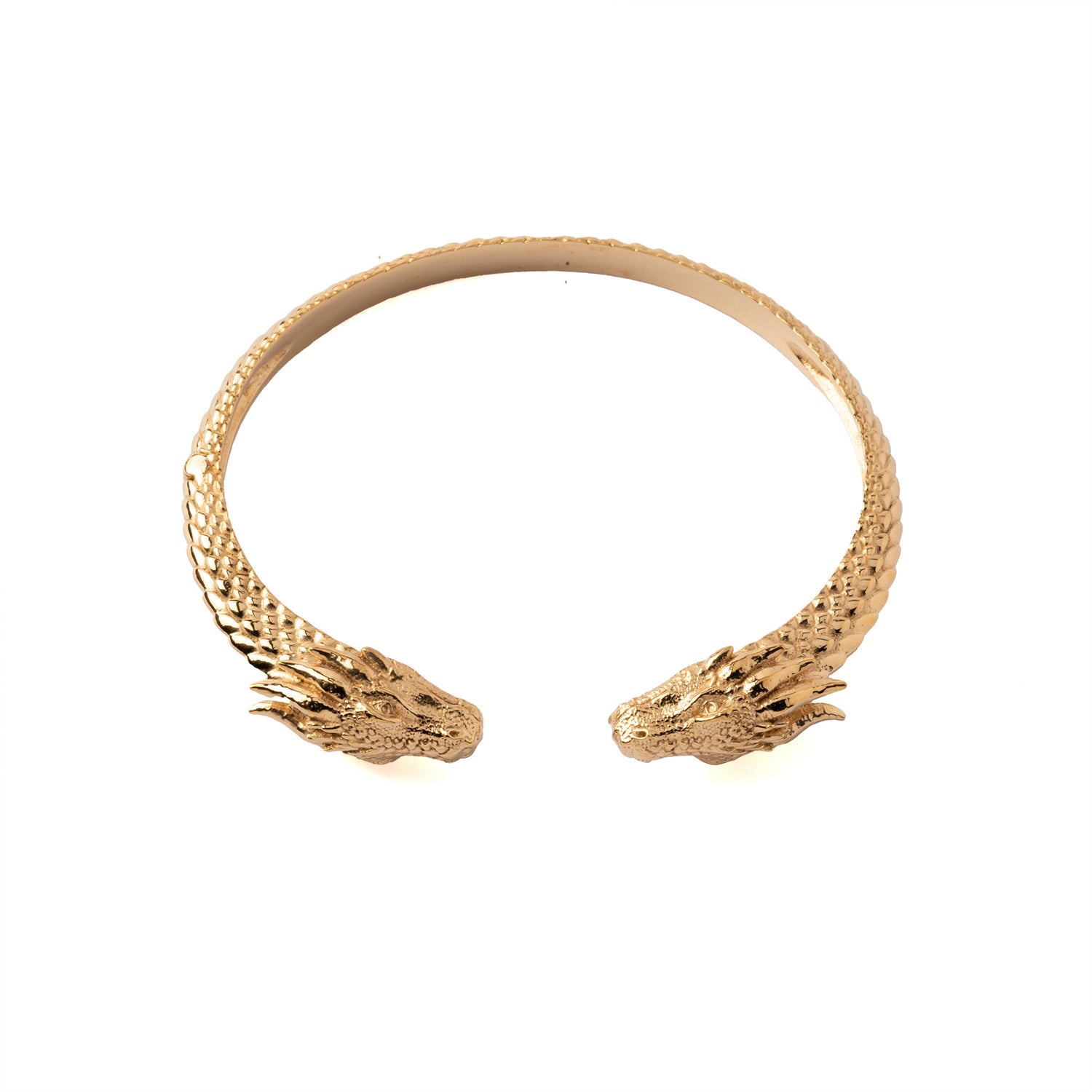 Golden bronze Dragon Cuff Bracelet