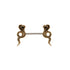 Golden Cobra Nipple Bar frontal view