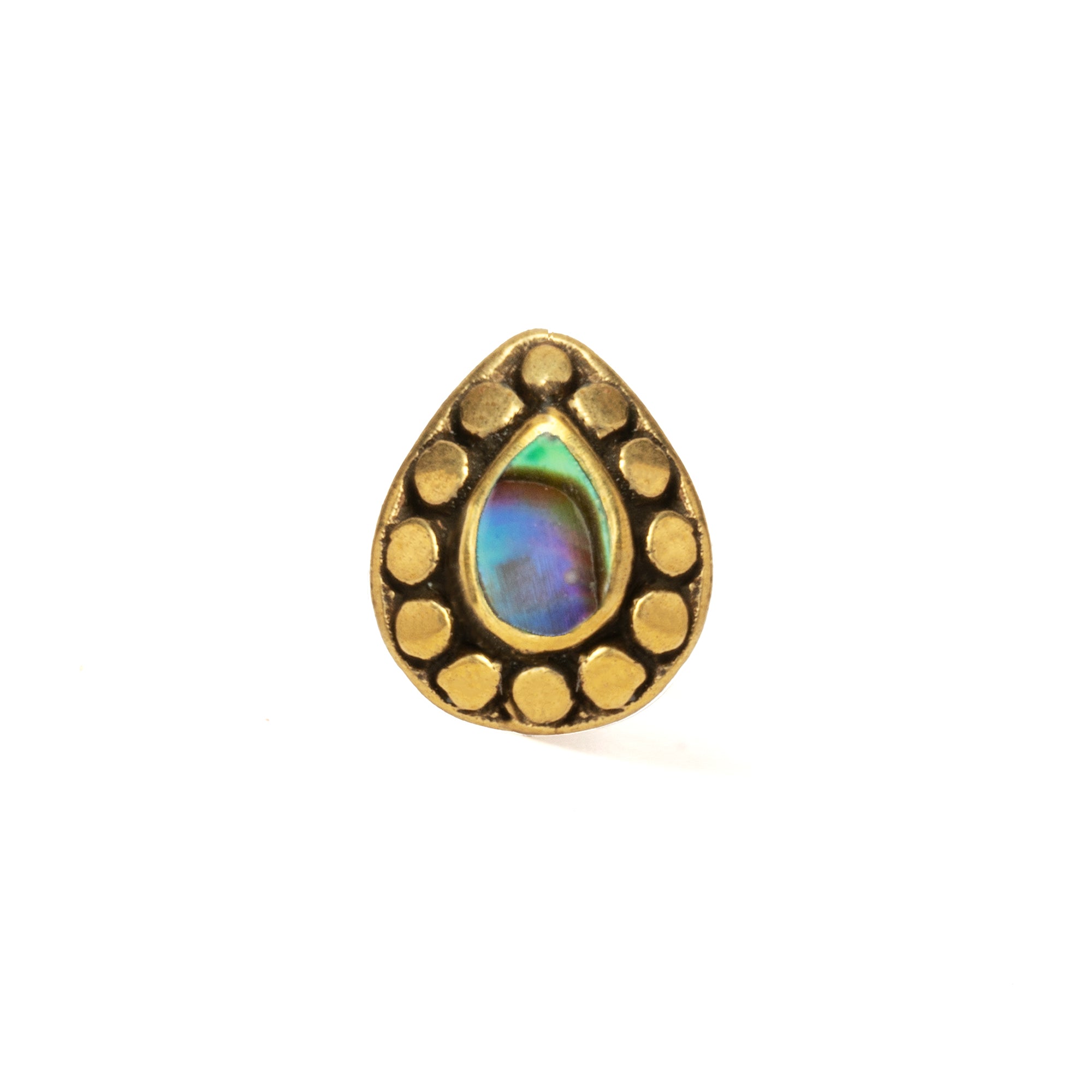 Golden Tara Labret with Abalone