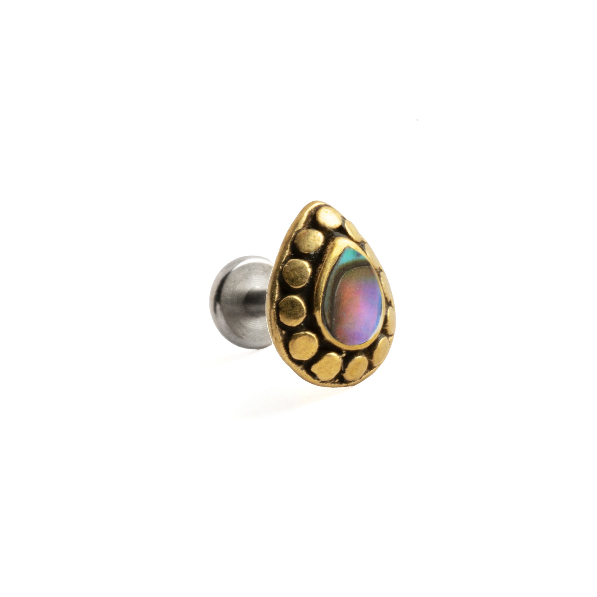 Golden Tara Labret with Abalone