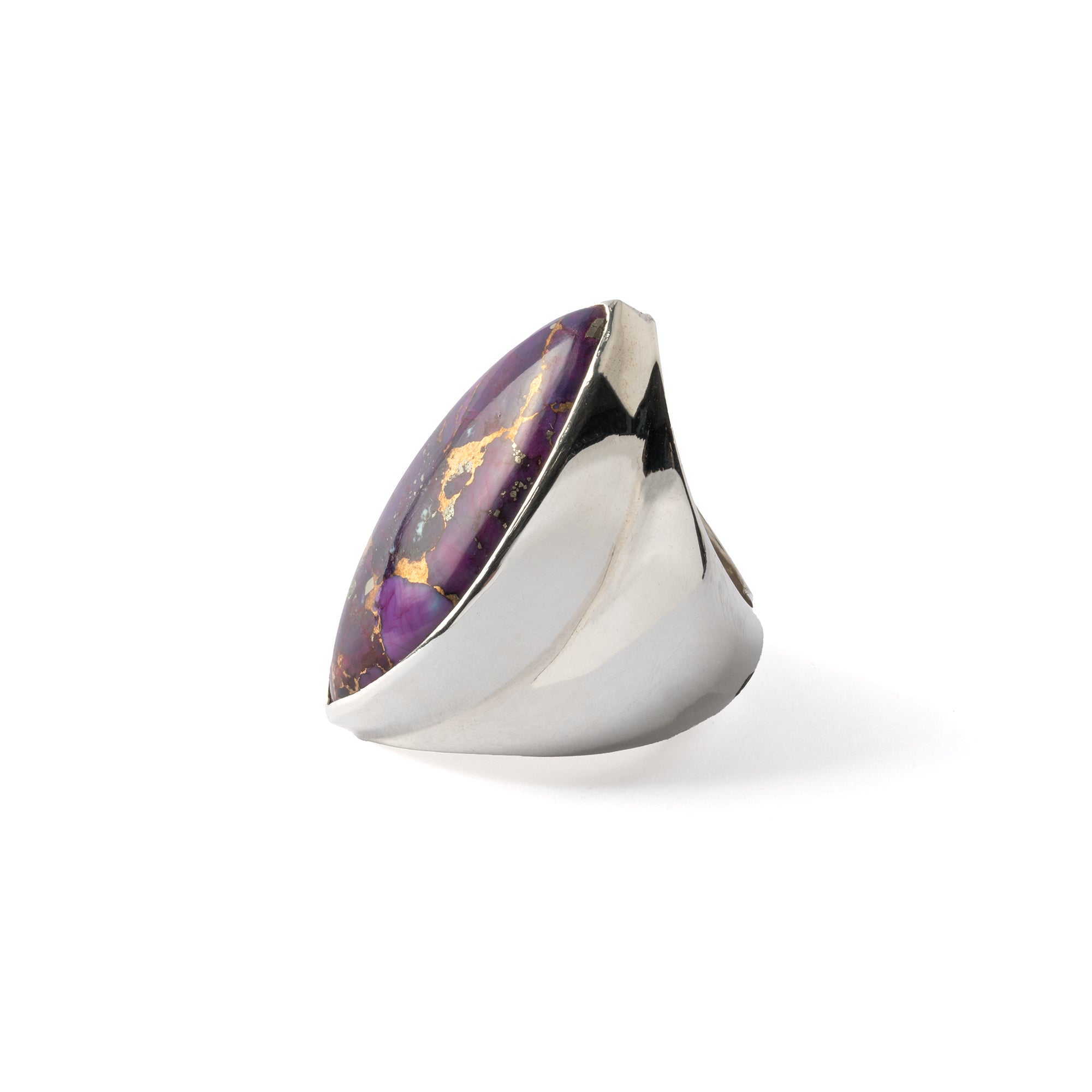 Hallmarked Silver Ring with Mohave