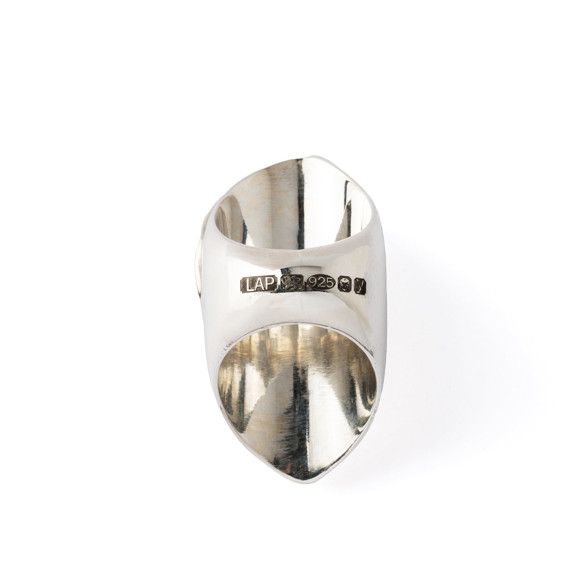 Hallmarked Silver Ring with Mohave