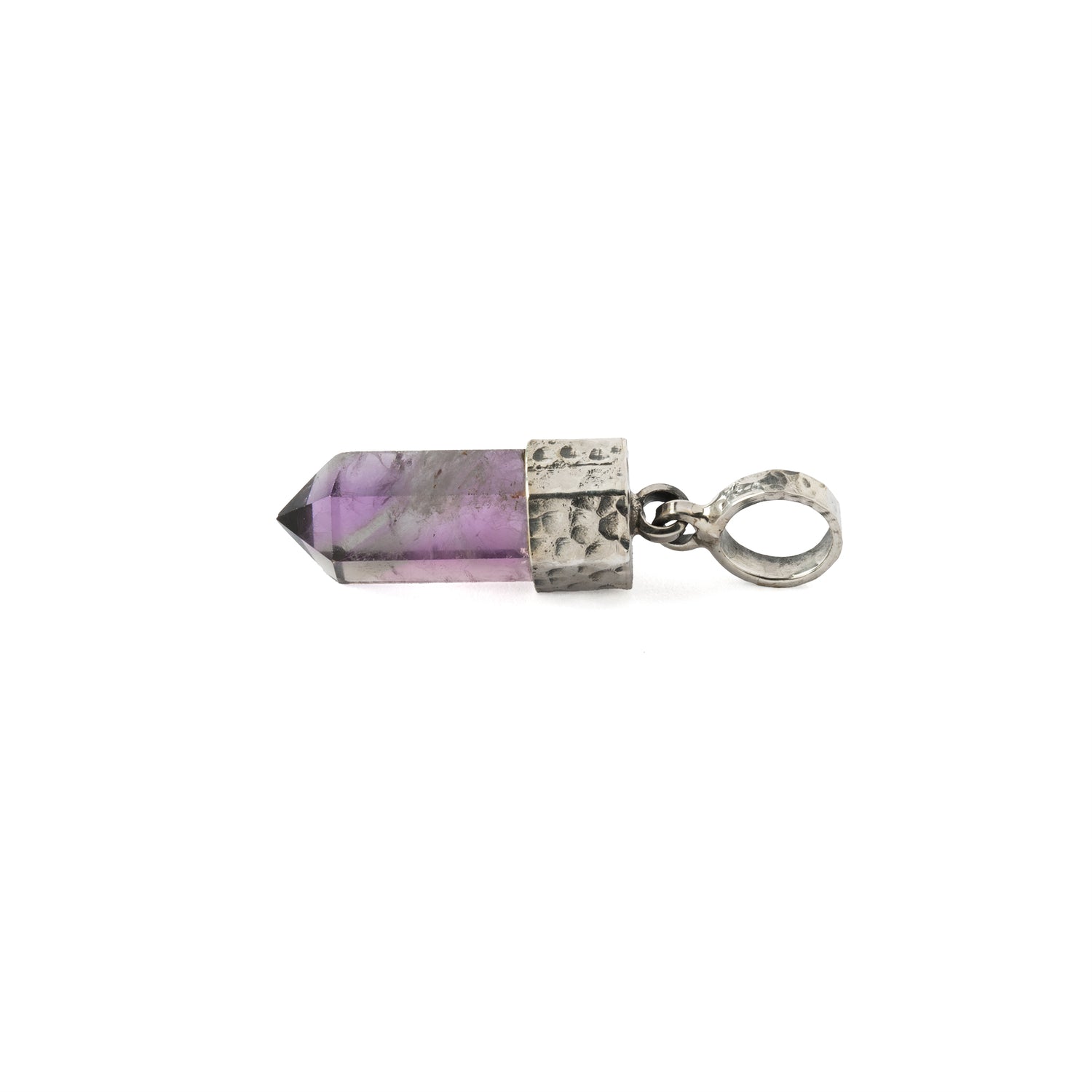 Silver Pendant with Stones