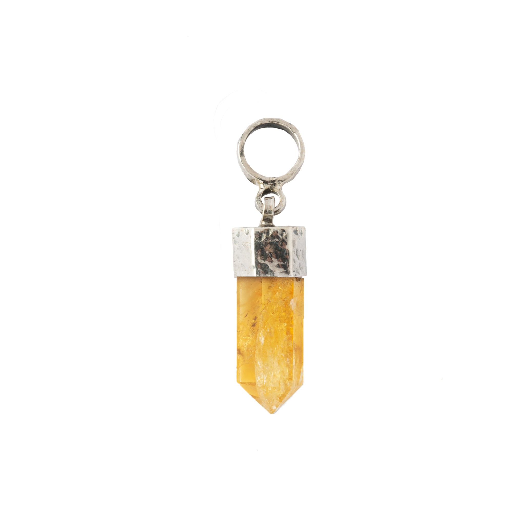 Silver Pendant with Stones