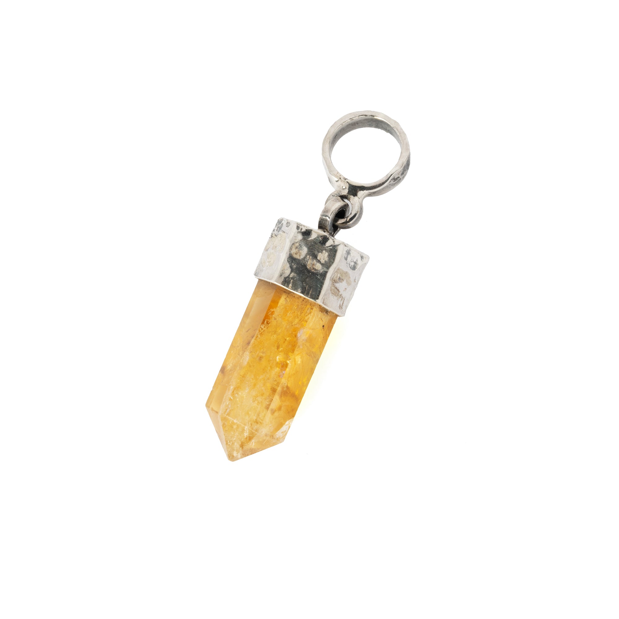 Silver Pendant with Stones