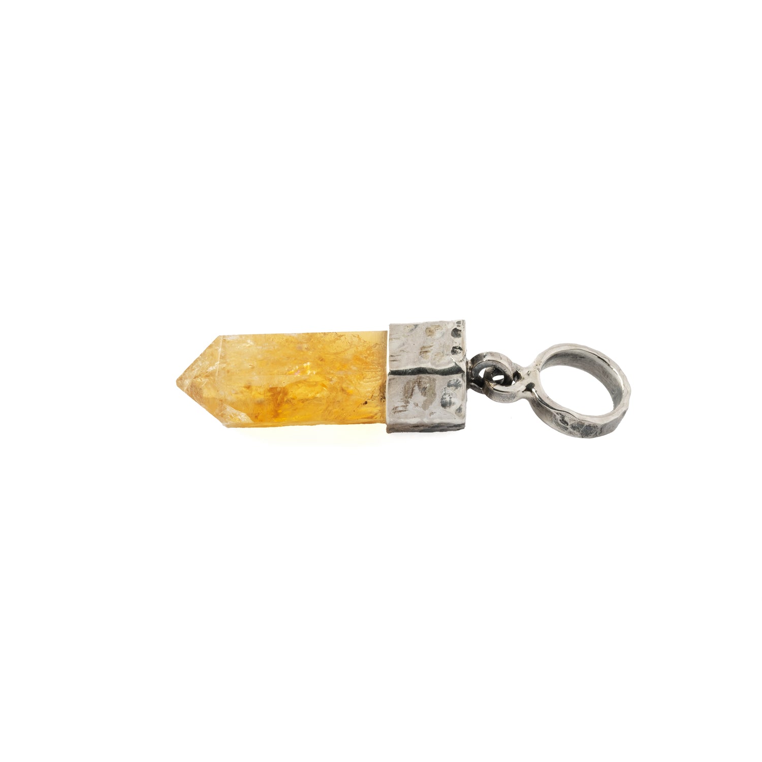 Silver Pendant with Stones