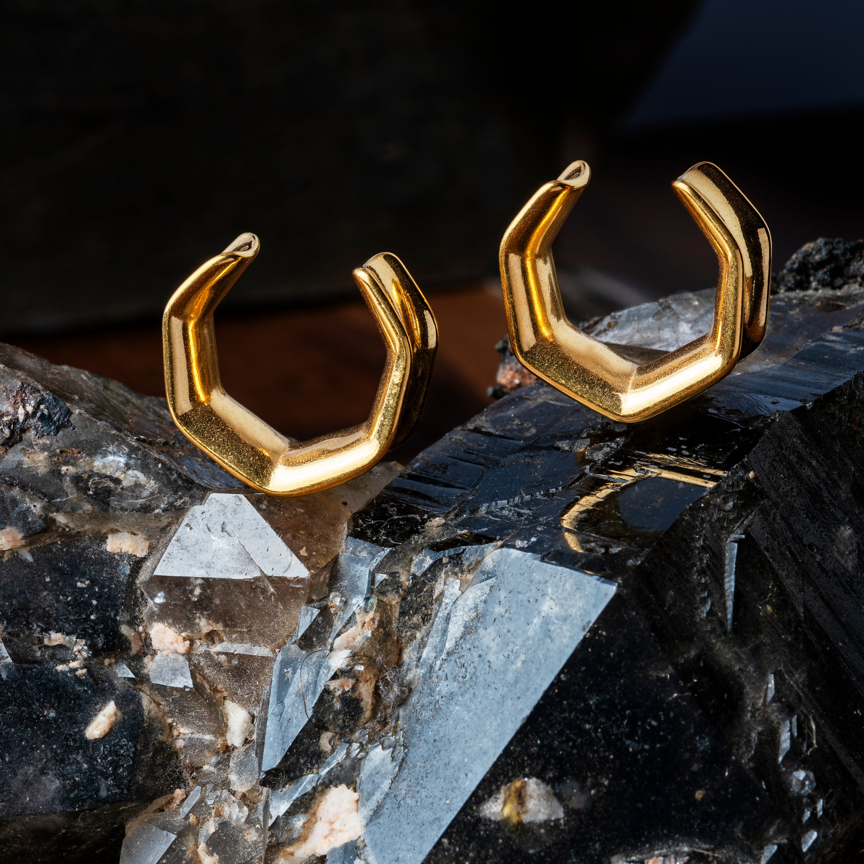 Selles Hexagonales Dorées