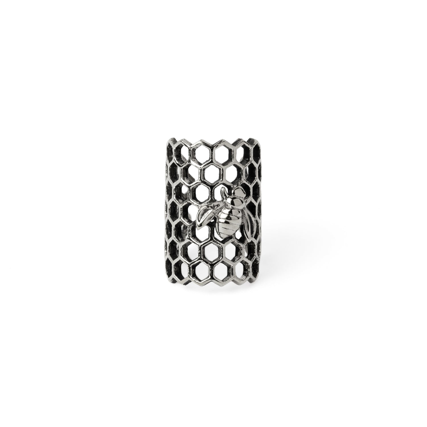 Honeycomb Ear Cuff frontal view