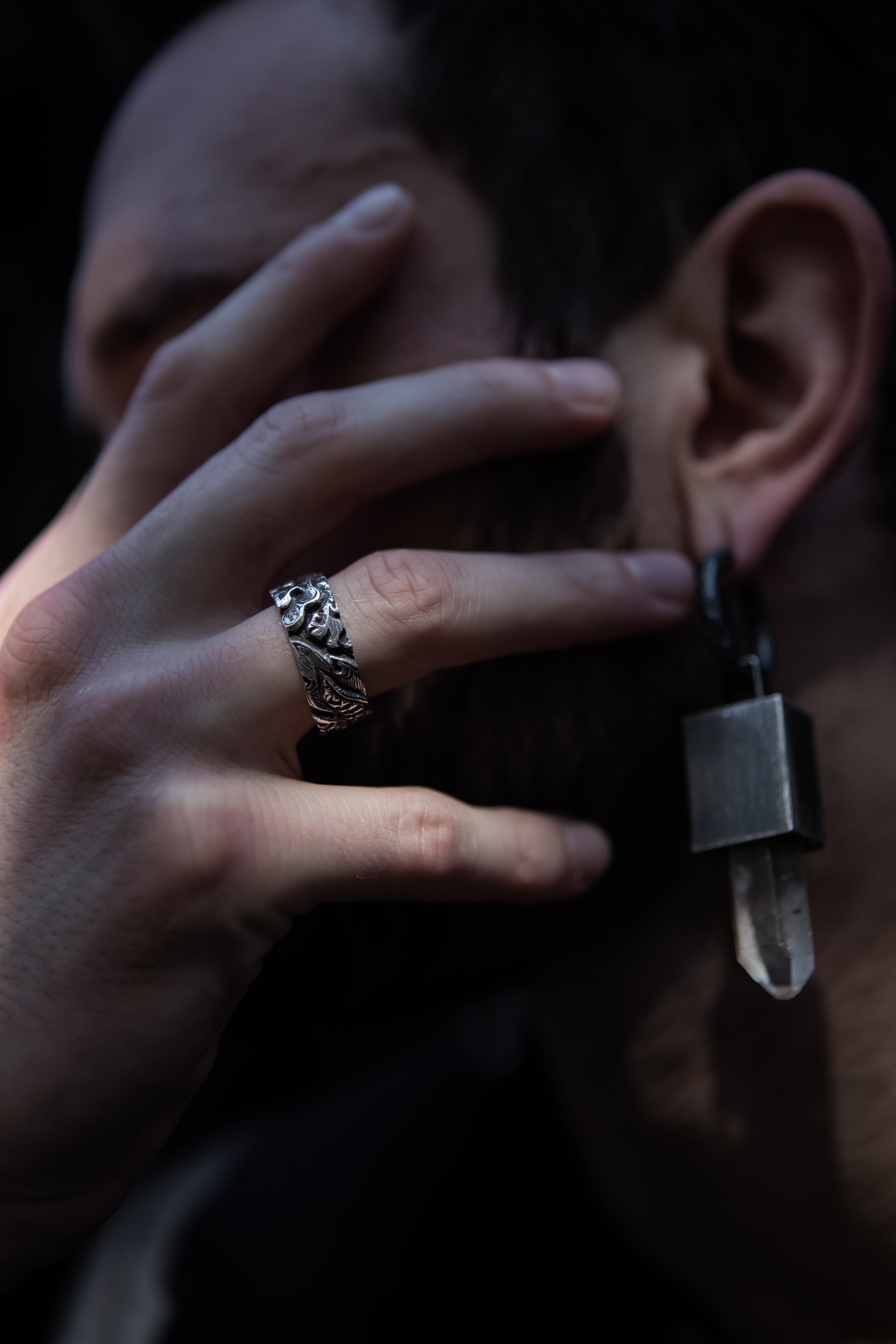 Bague en argent Loong