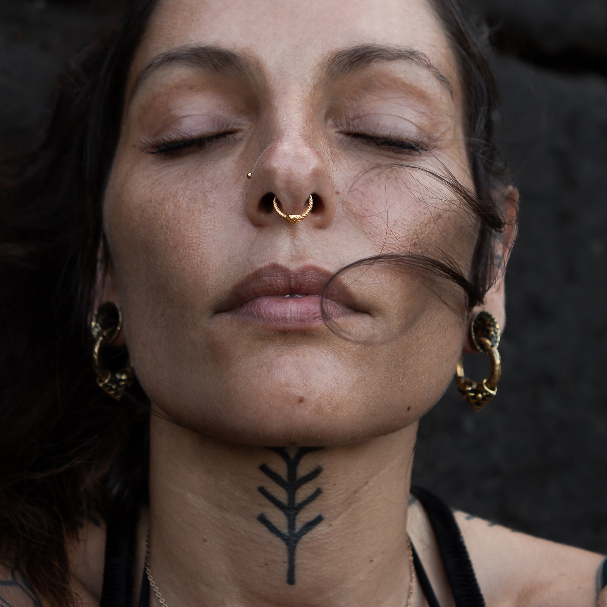 Golden Python Septum Clicker