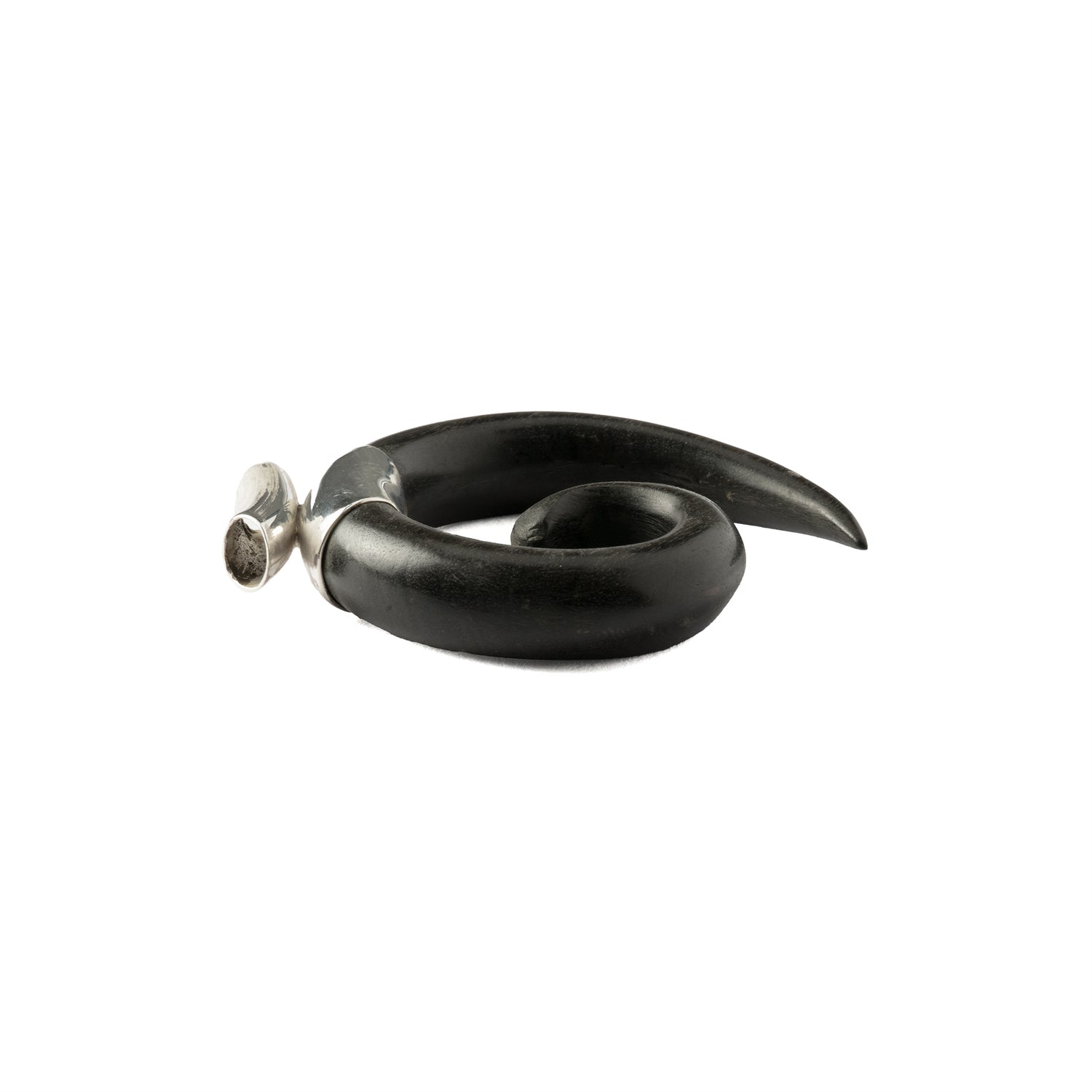 Koru Blackwood Spiral Pendant