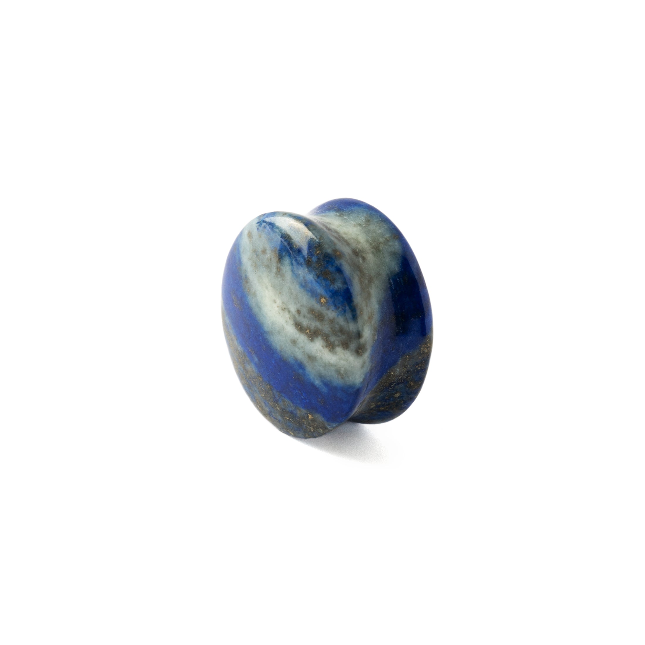 Two Lapis Lazuli Plugs left side view