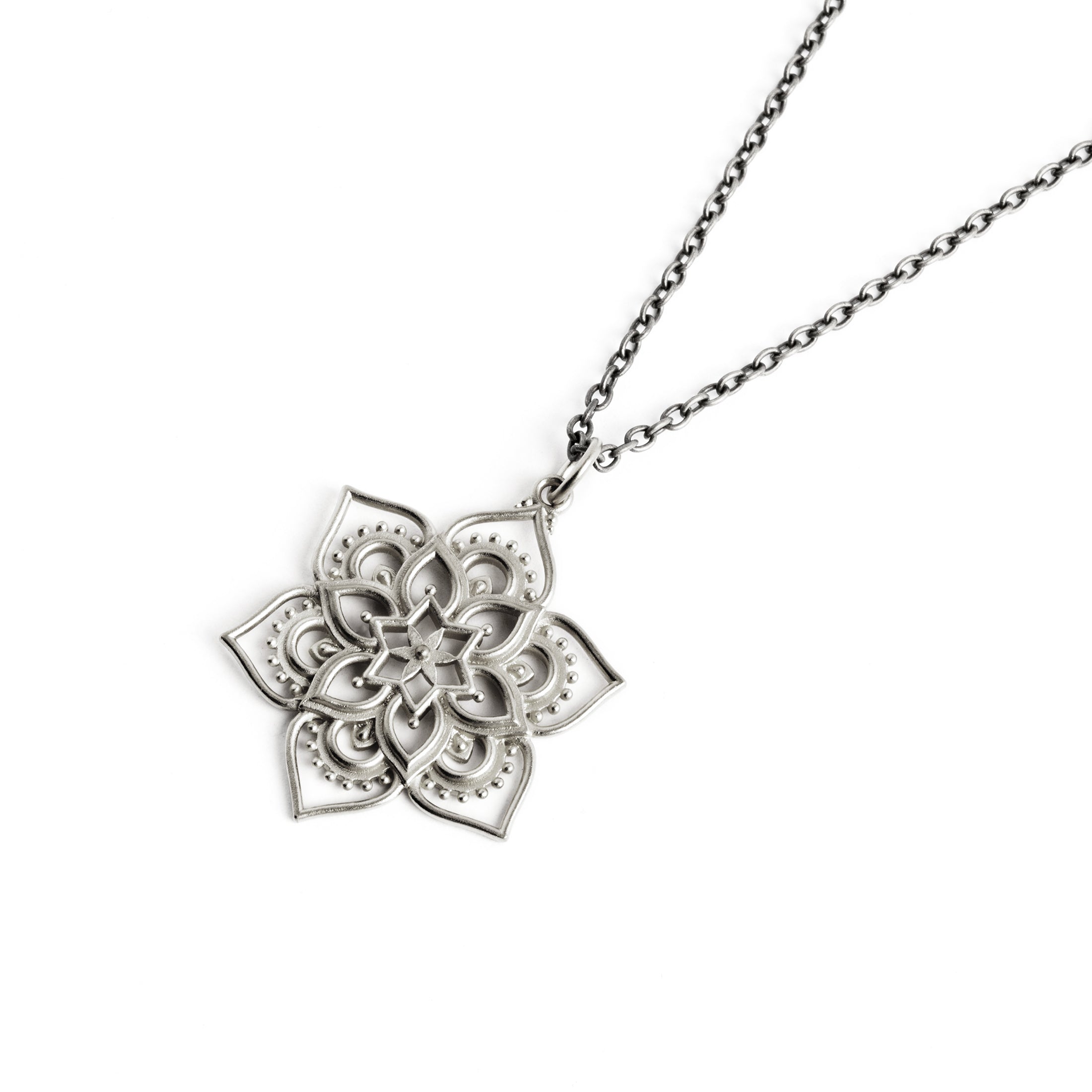 Vinyasa Mandala Necklace right side view