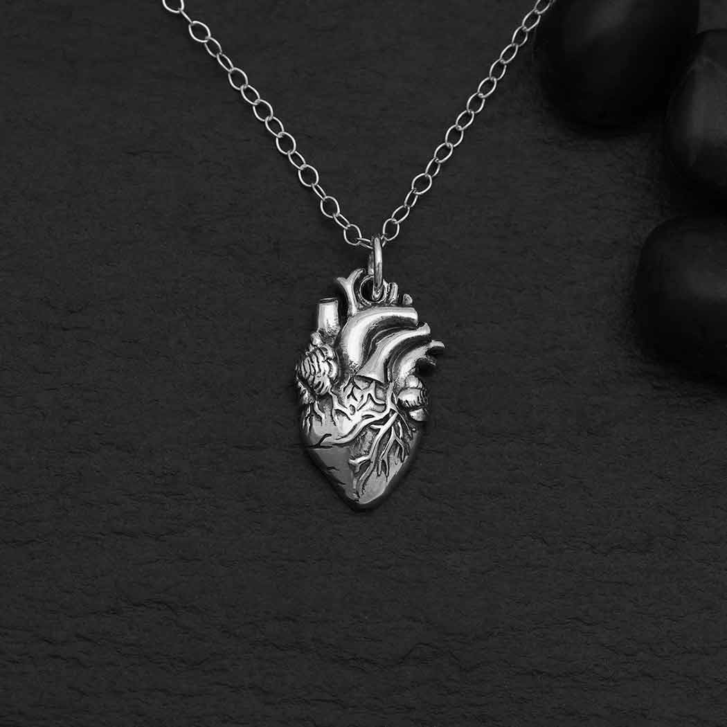 Anatomic Heart Charm