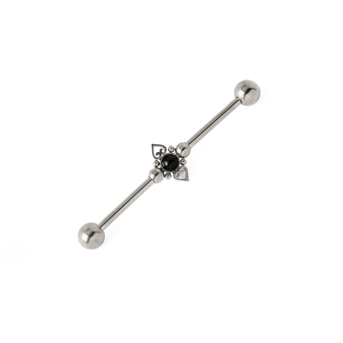 Neptune Industrial Barbell with Onyx right side view