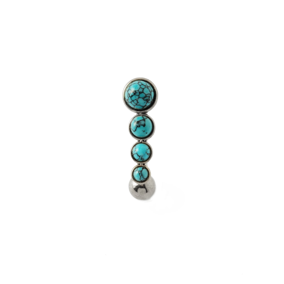 Newton Navel Piercing with Turquoise