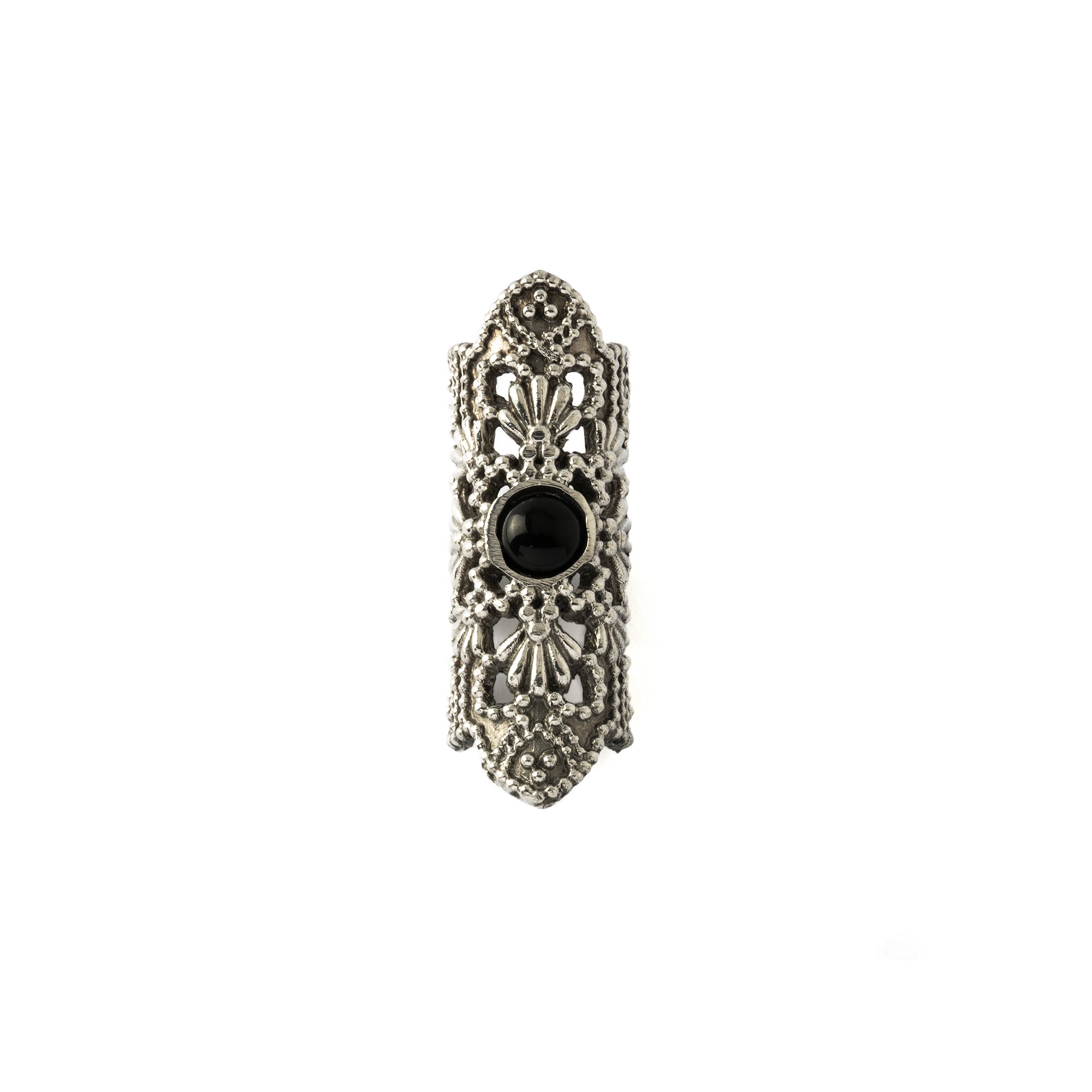 Onyx Ranis Ear Cuff frontal view