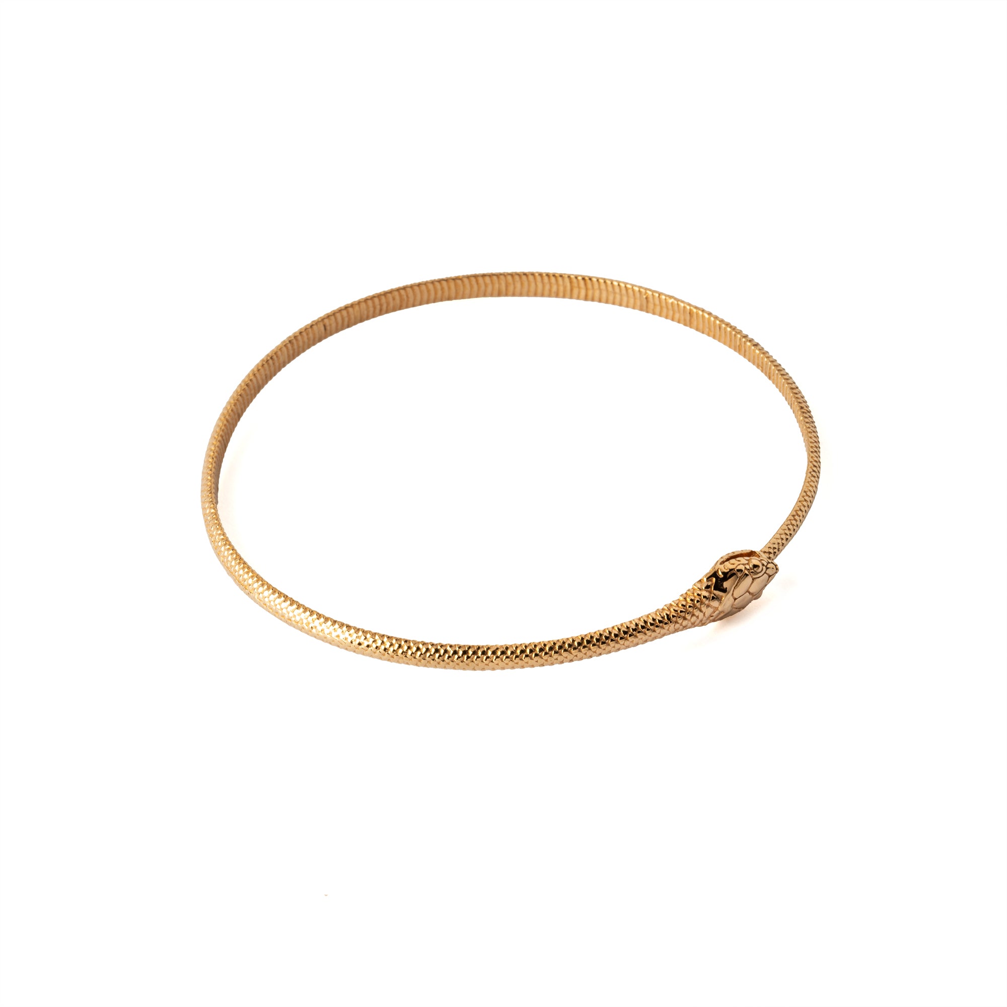 Ouroboros bronze bangle