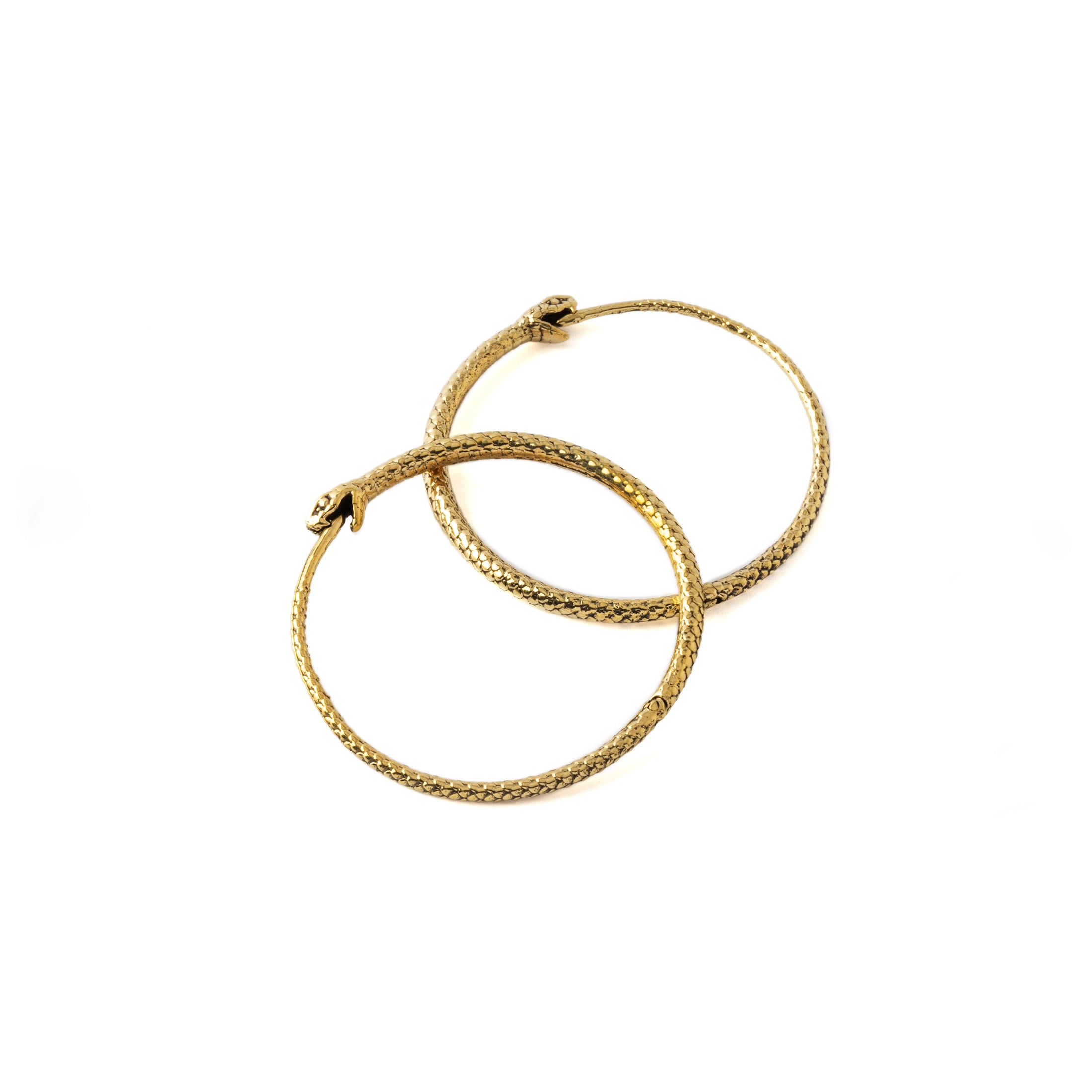 Ouroboros Hoop Earrings