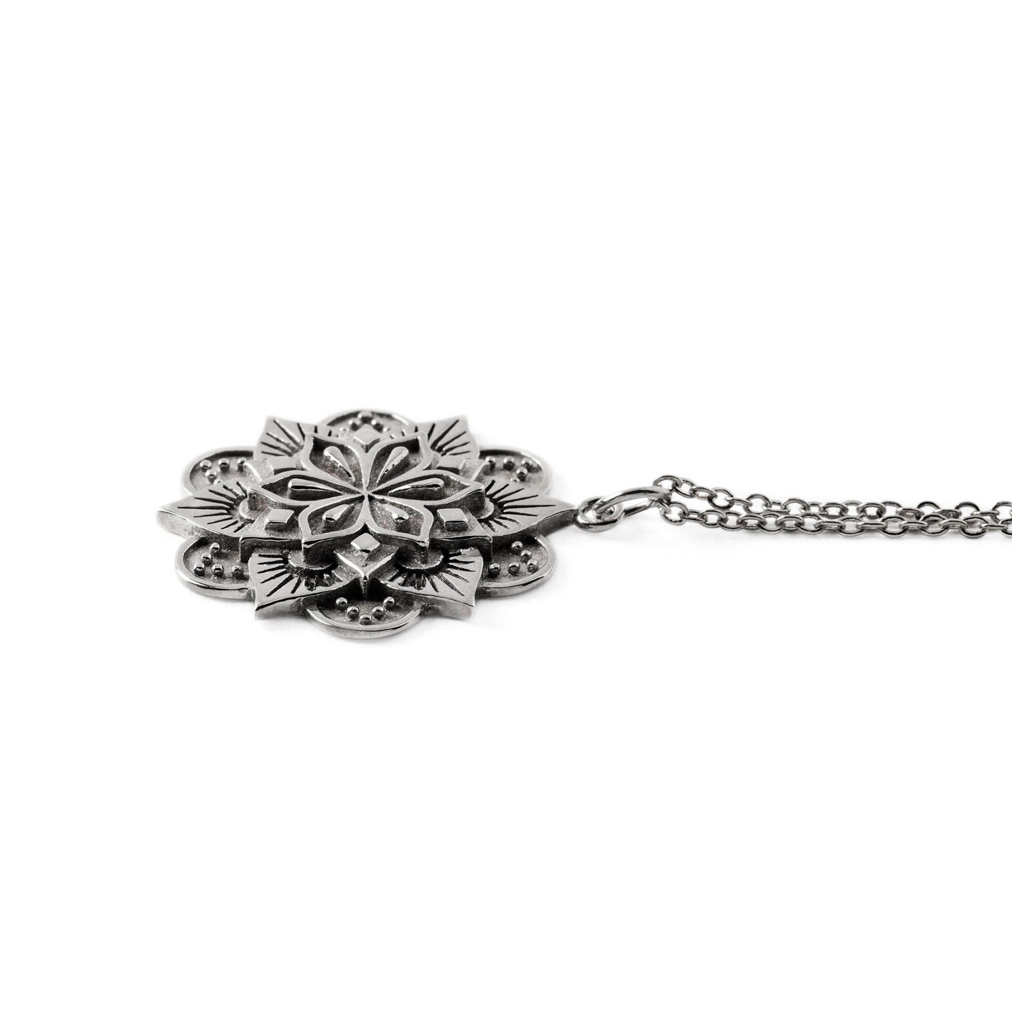 Padma Silver Necklace